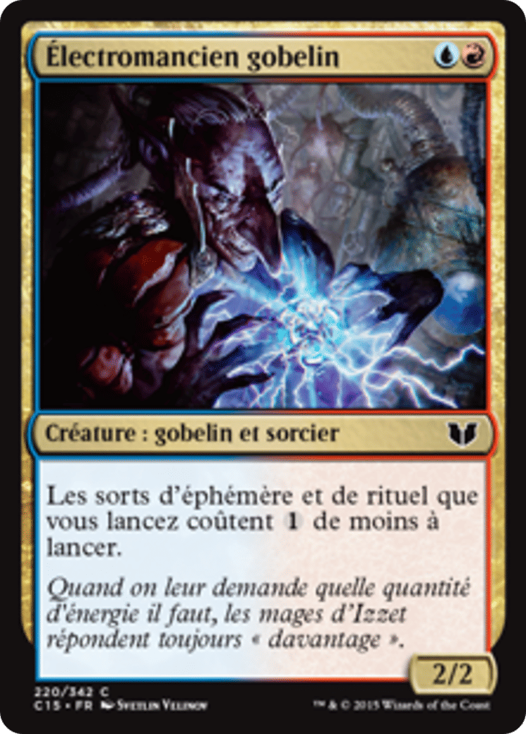 Électromancien gobelin — Commander 2015 — Magic: The Gathering