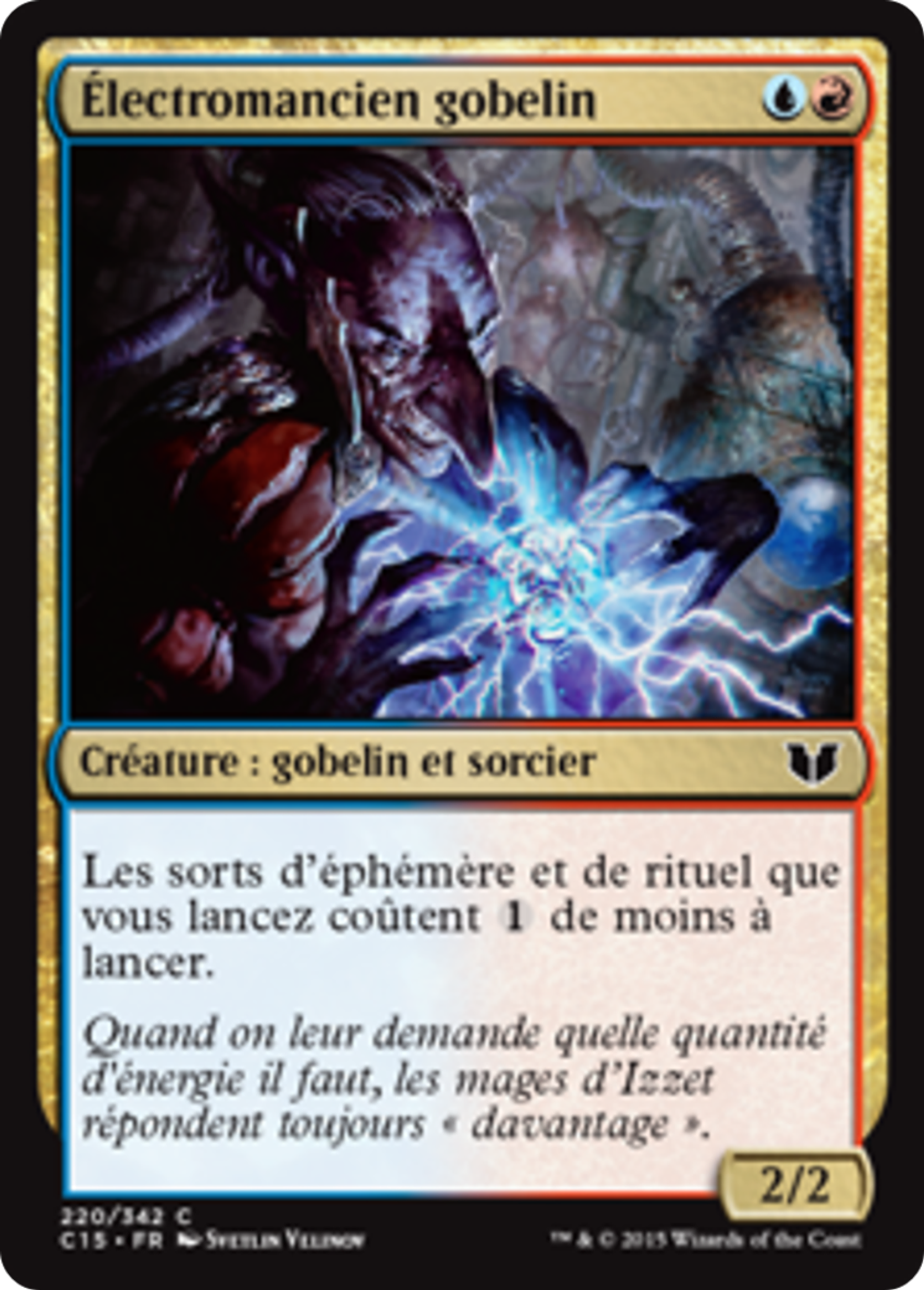 Électromancien gobelin — Commander 2015 — Magic: The Gathering