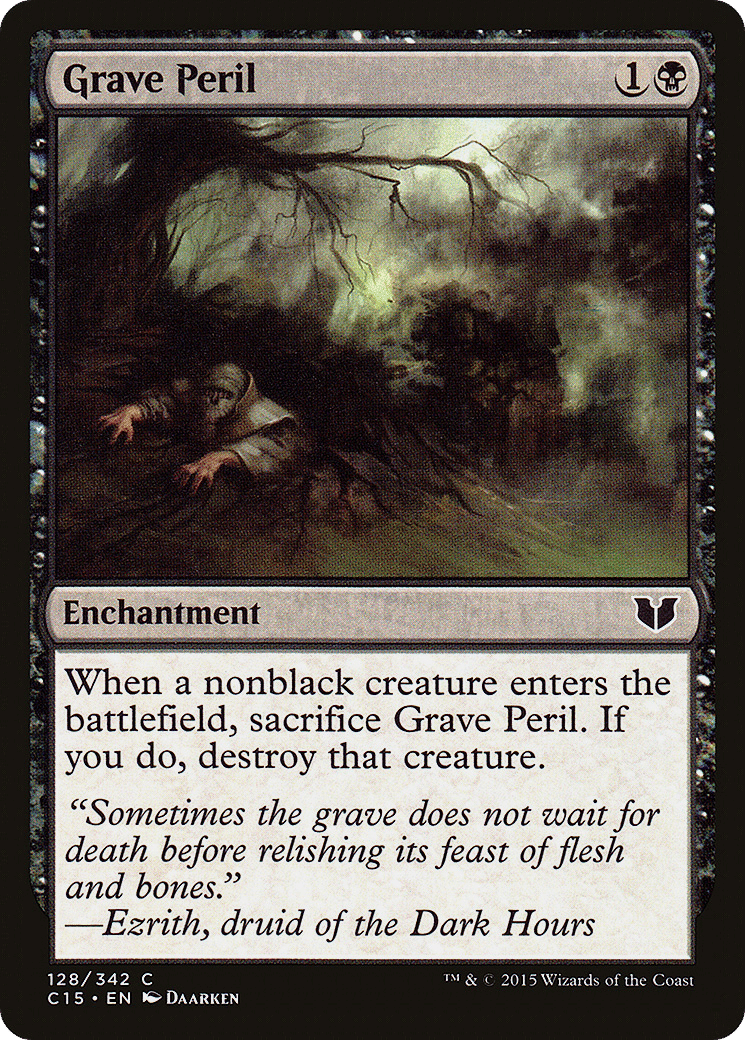 Grave Peril — Commander 2015 — Magic: The Gathering