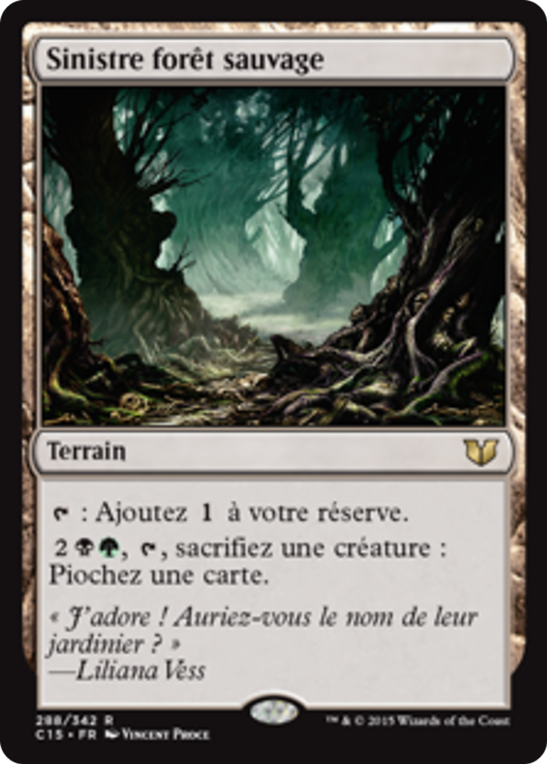 Sinistre forêt sauvage — Commander 2015 — Magic: The Gathering