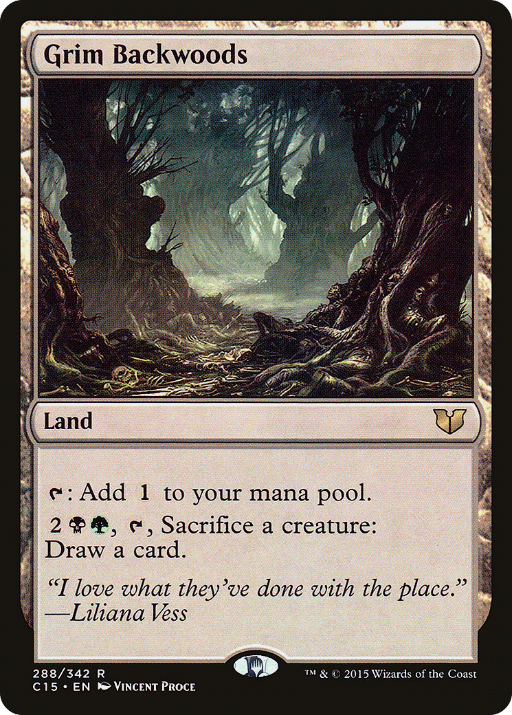 Grim Backwoods — Commander 2015 — Magic: The Gathering