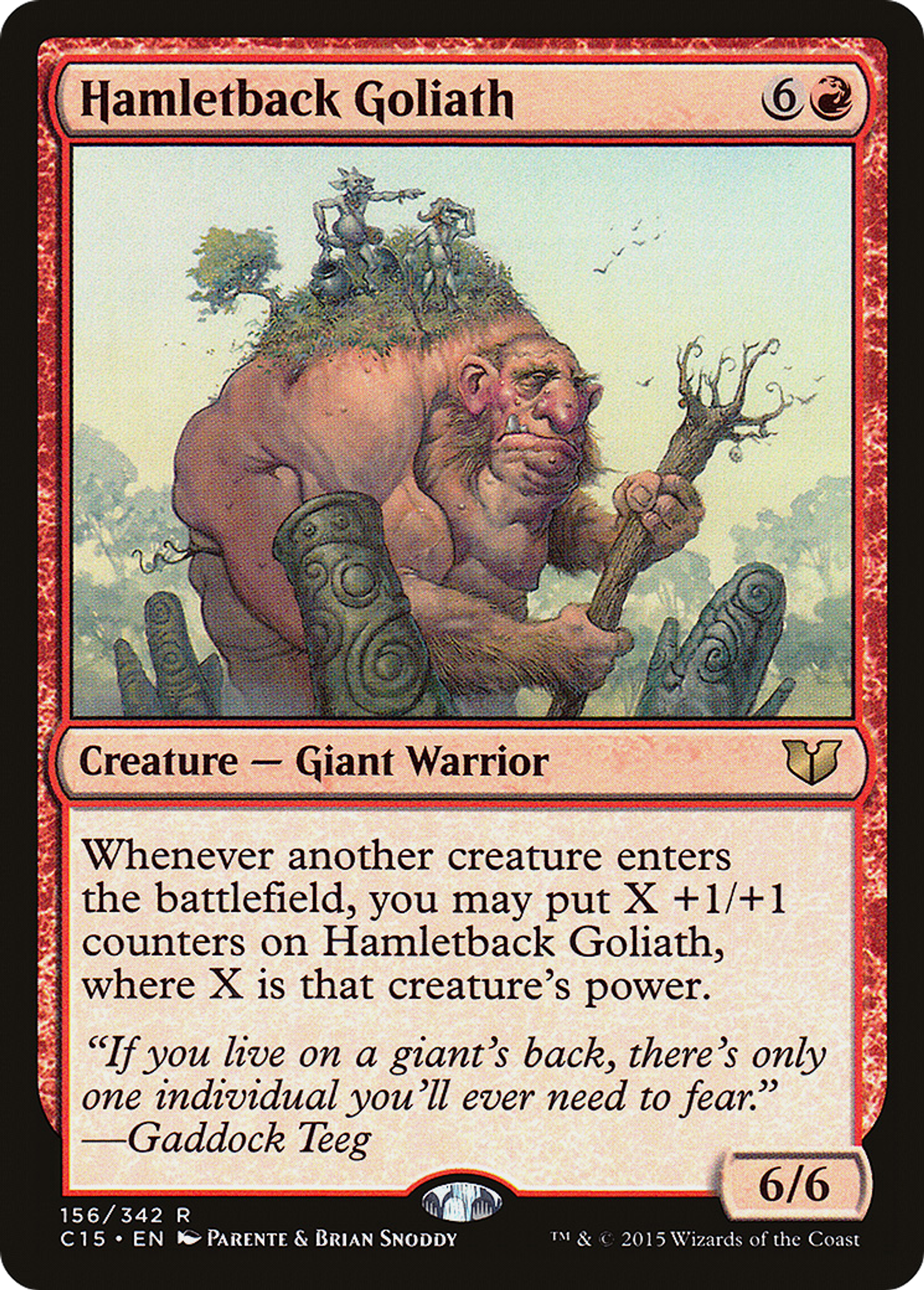 Hamletback Goliath — Commander 2015 — Magic: The Gathering