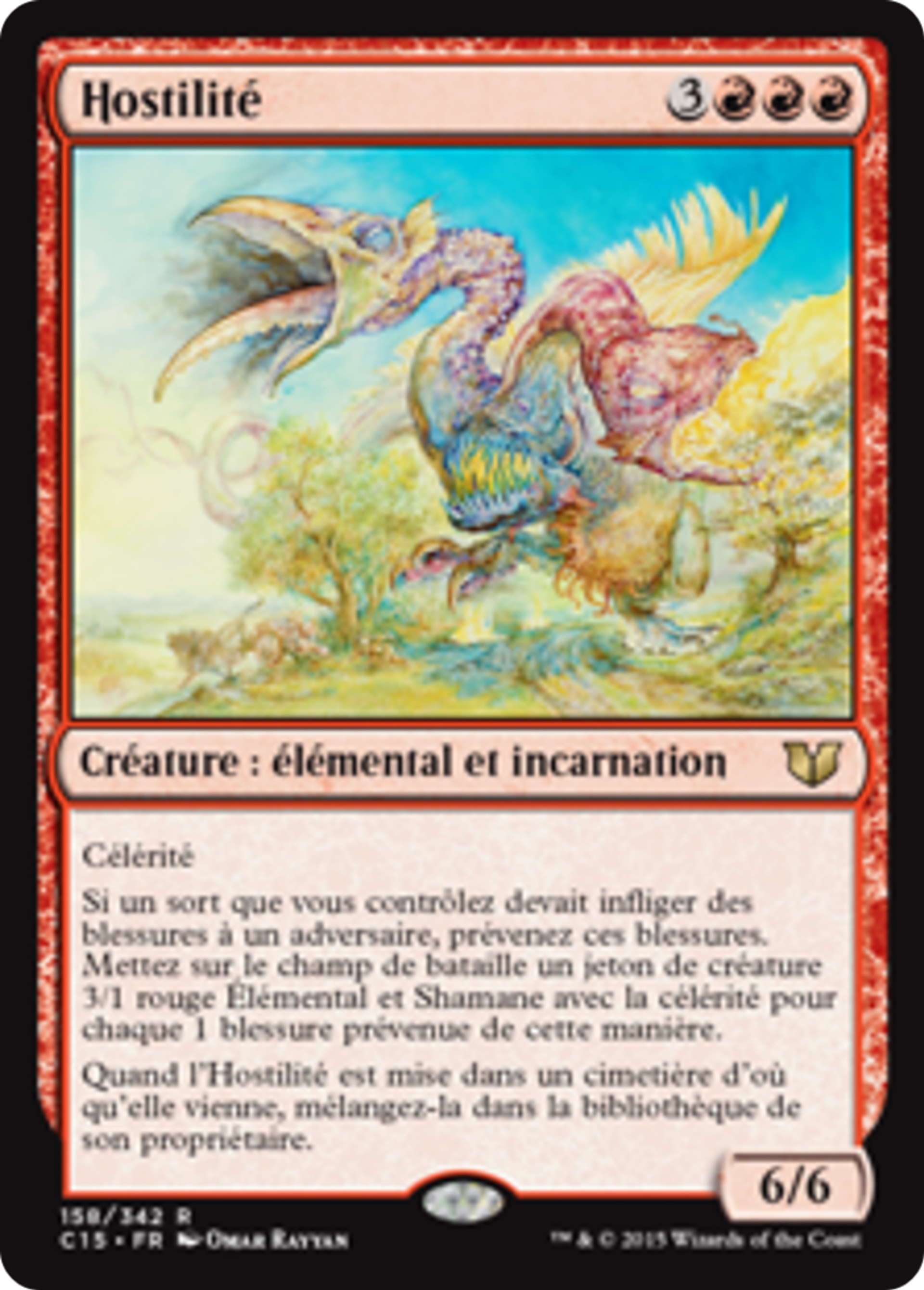Hostilité — Commander 2015 — Magic: The Gathering