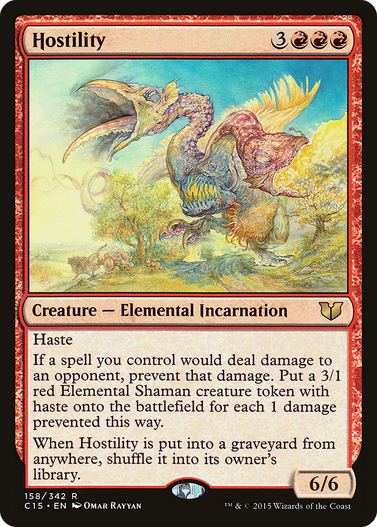 Hostility — Commander 2015 — Magic: The Gathering