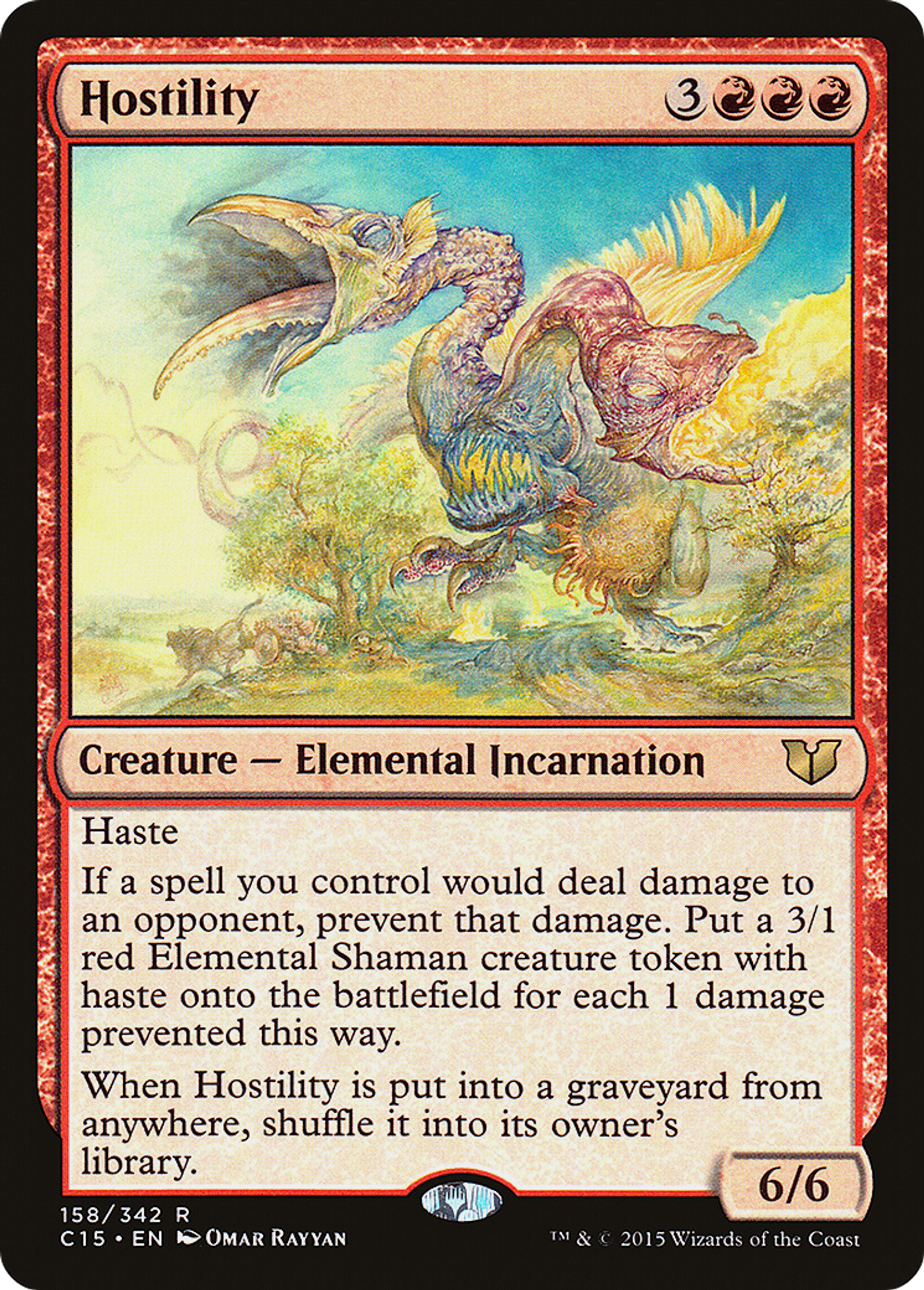 Hostilité — Commander 2015 — Magic: The Gathering