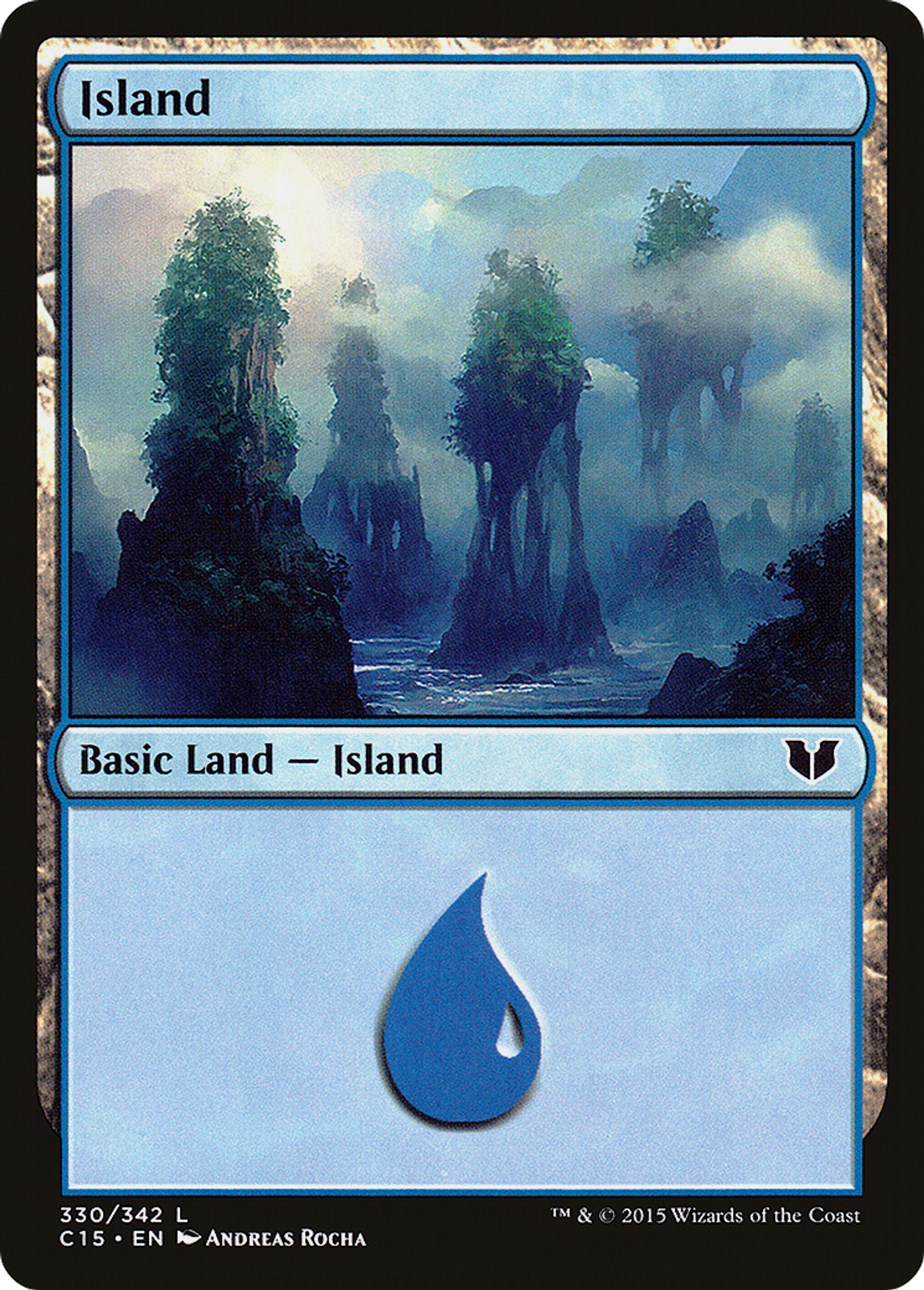Island — Commander 2015 — Magic: The Gathering