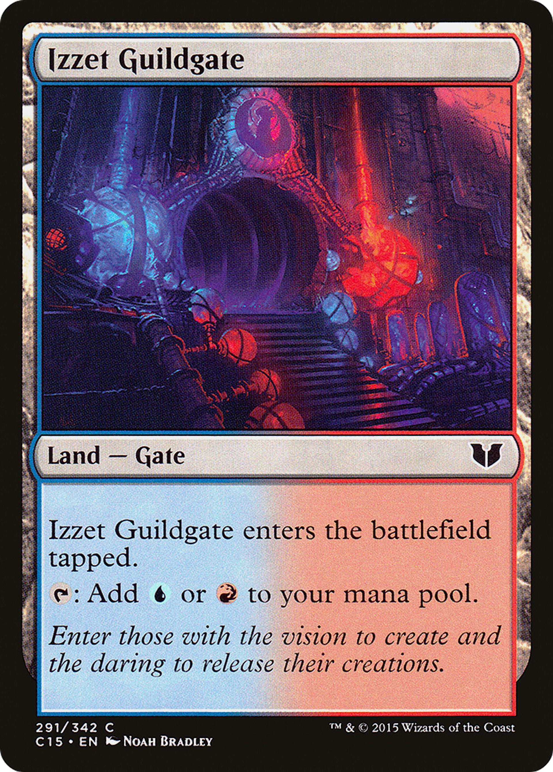 Izzet Guildgate — Commander 2015 — Magic: The Gathering