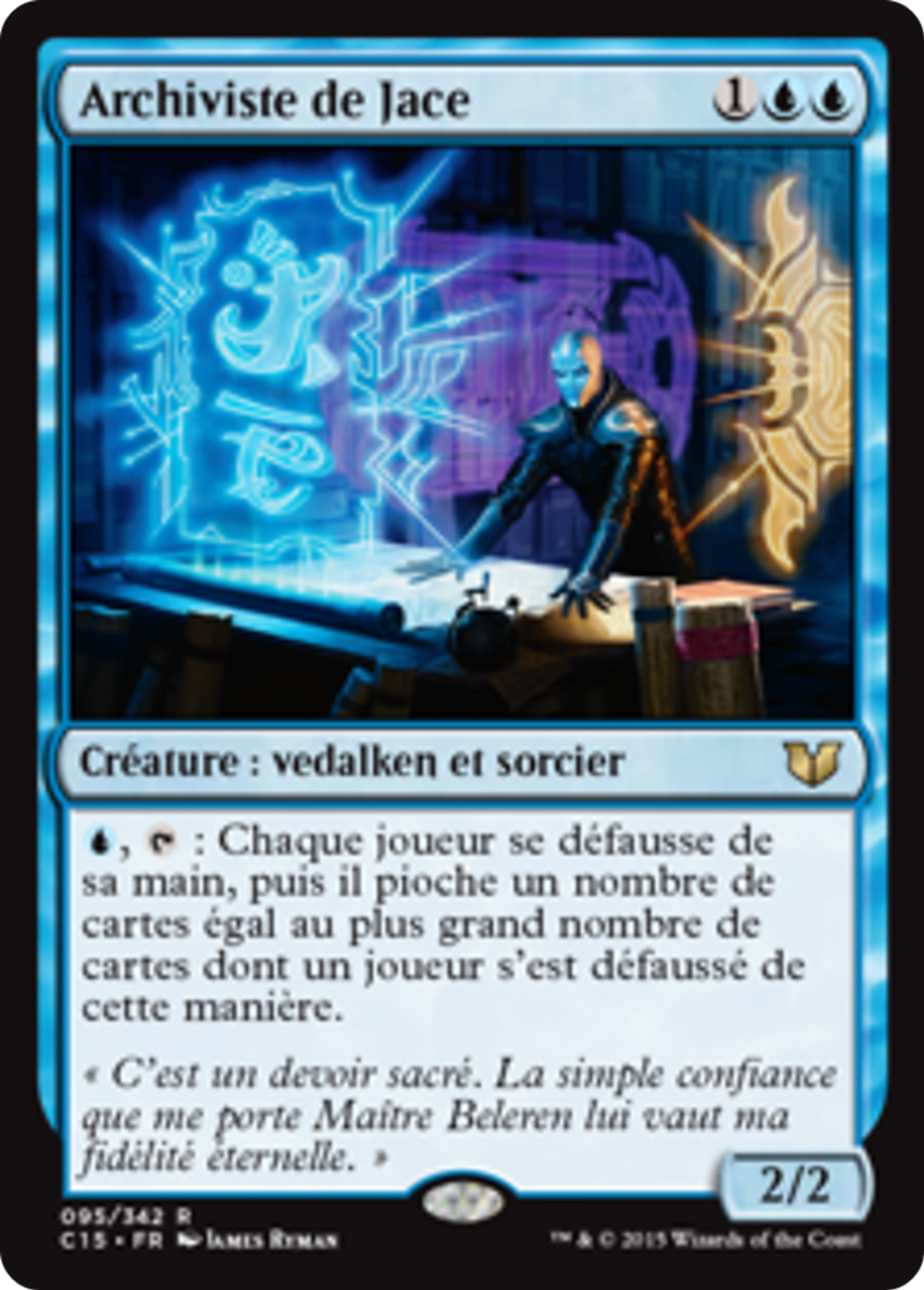 Archiviste de Jace — Commander 2015 — Magic: The Gathering
