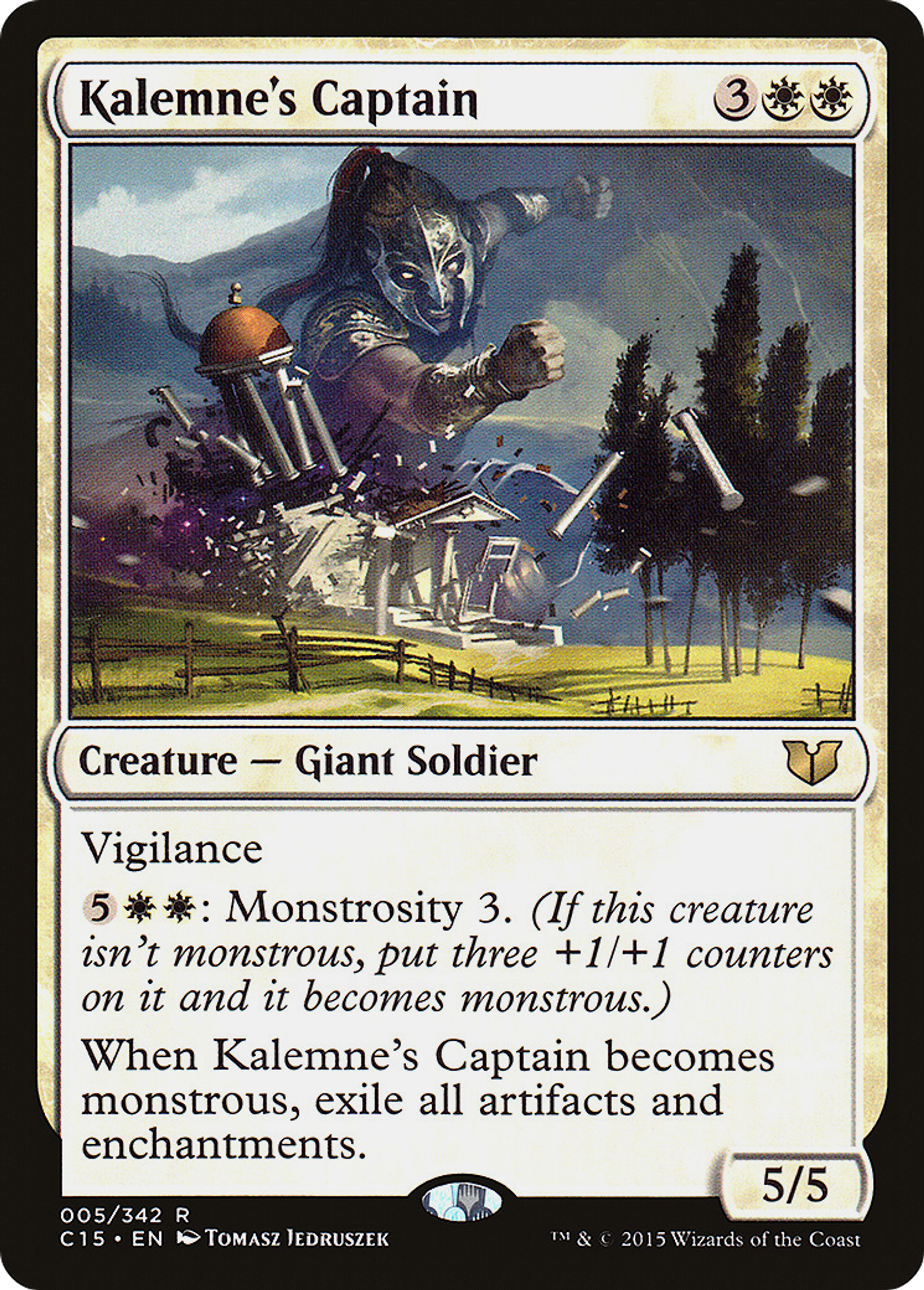 Kalemne's Captain — Commander 2015 — Magic: The Gathering