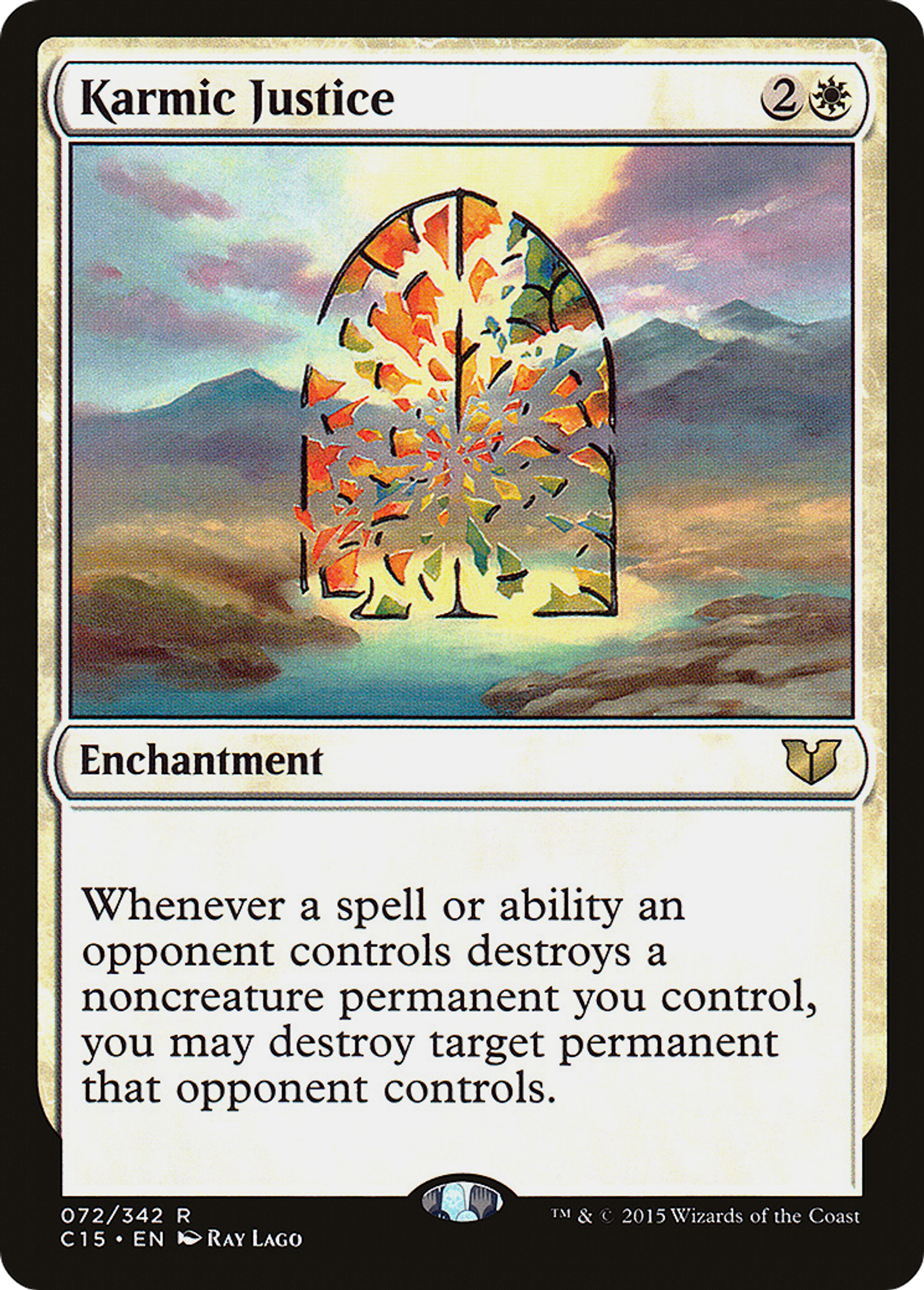 Karmic Justice — Commander 2015 — Magic: The Gathering