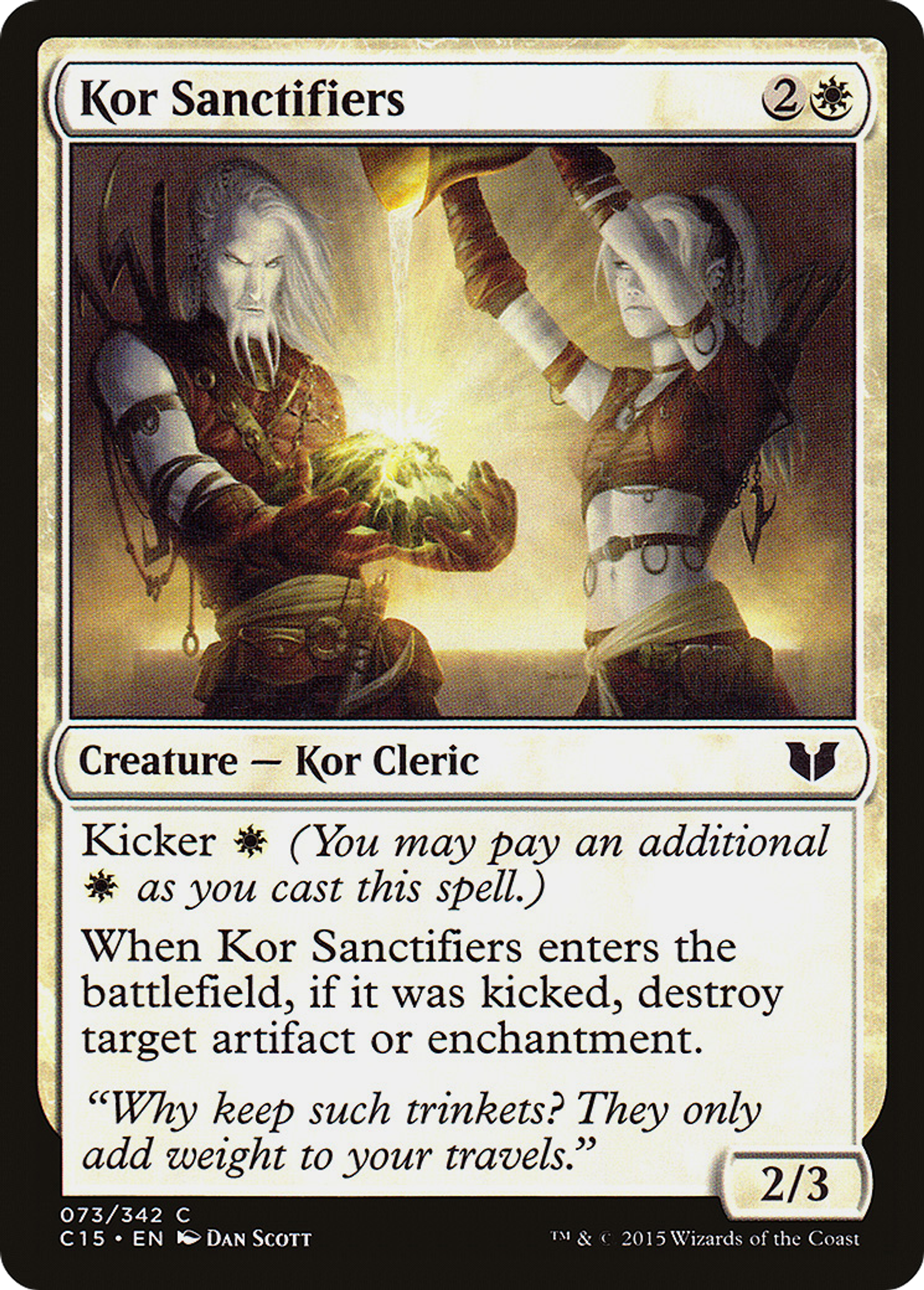 Kor Sanctifiers — Commander 2015 — Magic: The Gathering