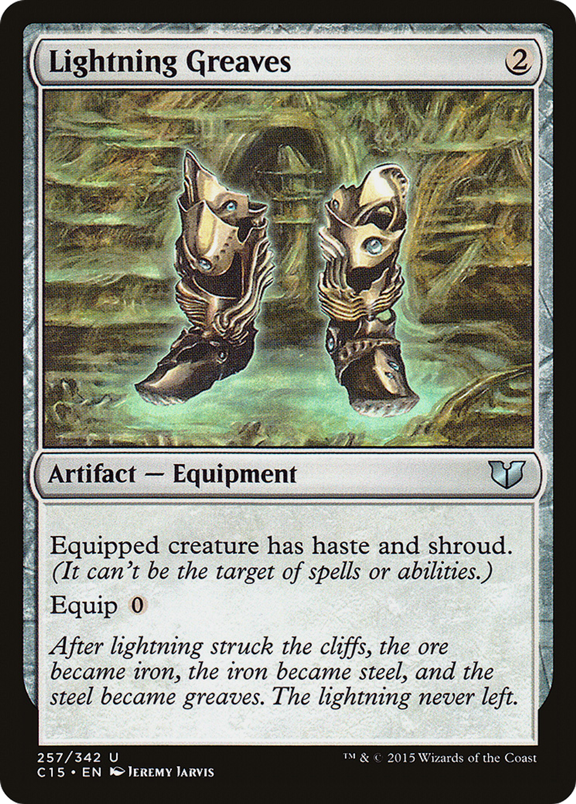Lightning Greaves — Commander 2015 — Magic: The Gathering