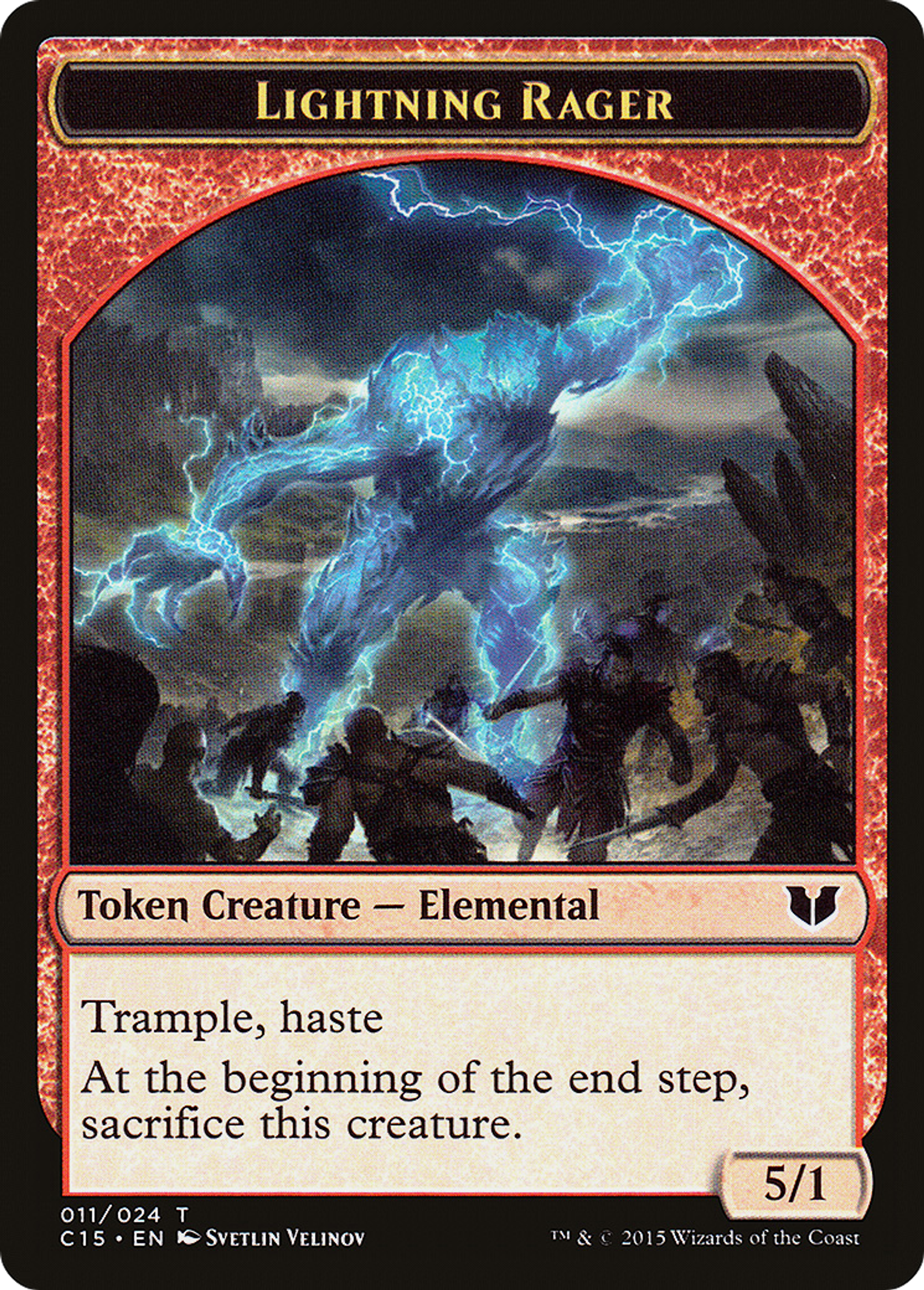 Lightning Rager — Commander 2015 — Magic: The Gathering
