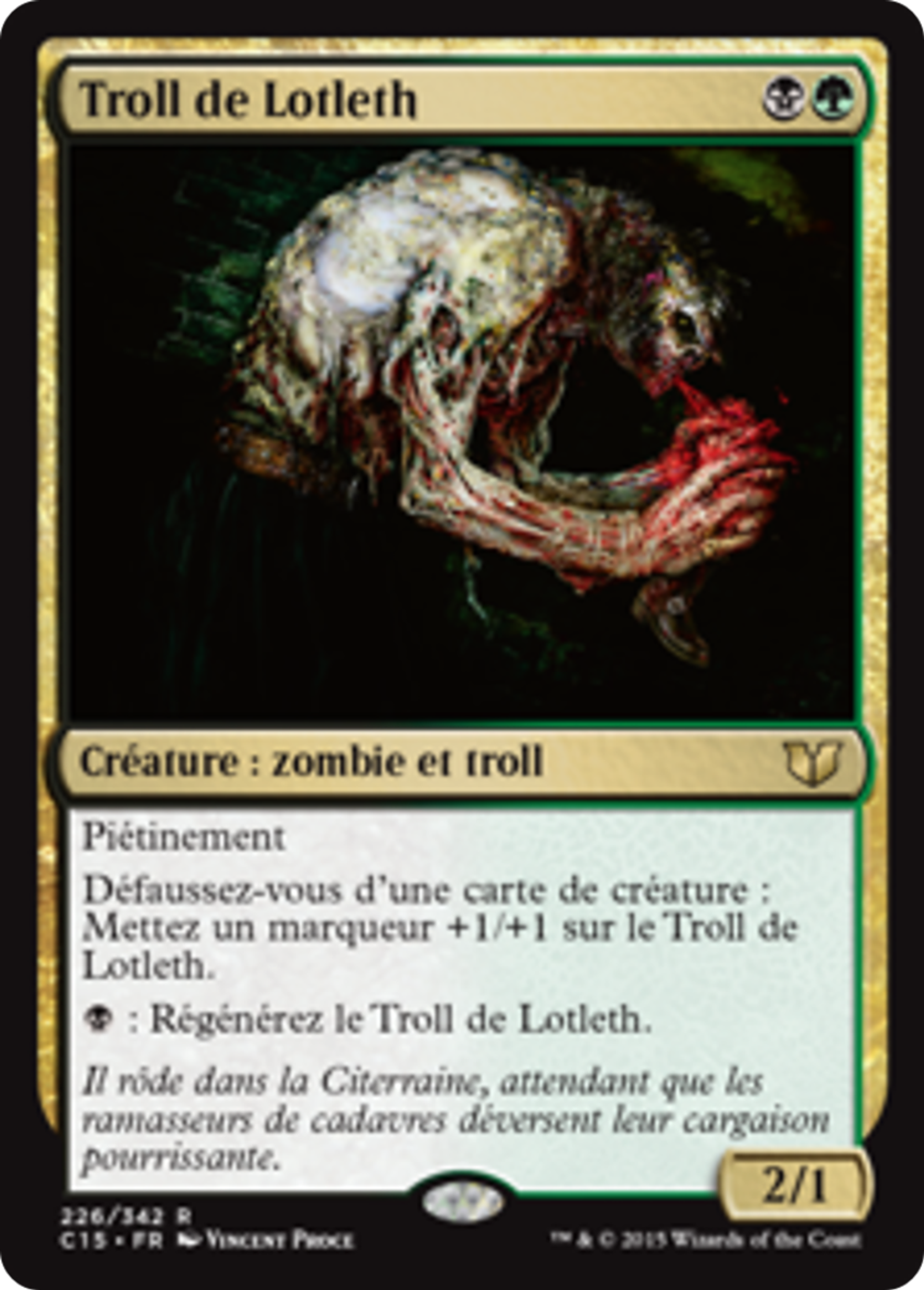 Troll de Lotleth — Commander 2015 — Magic: The Gathering