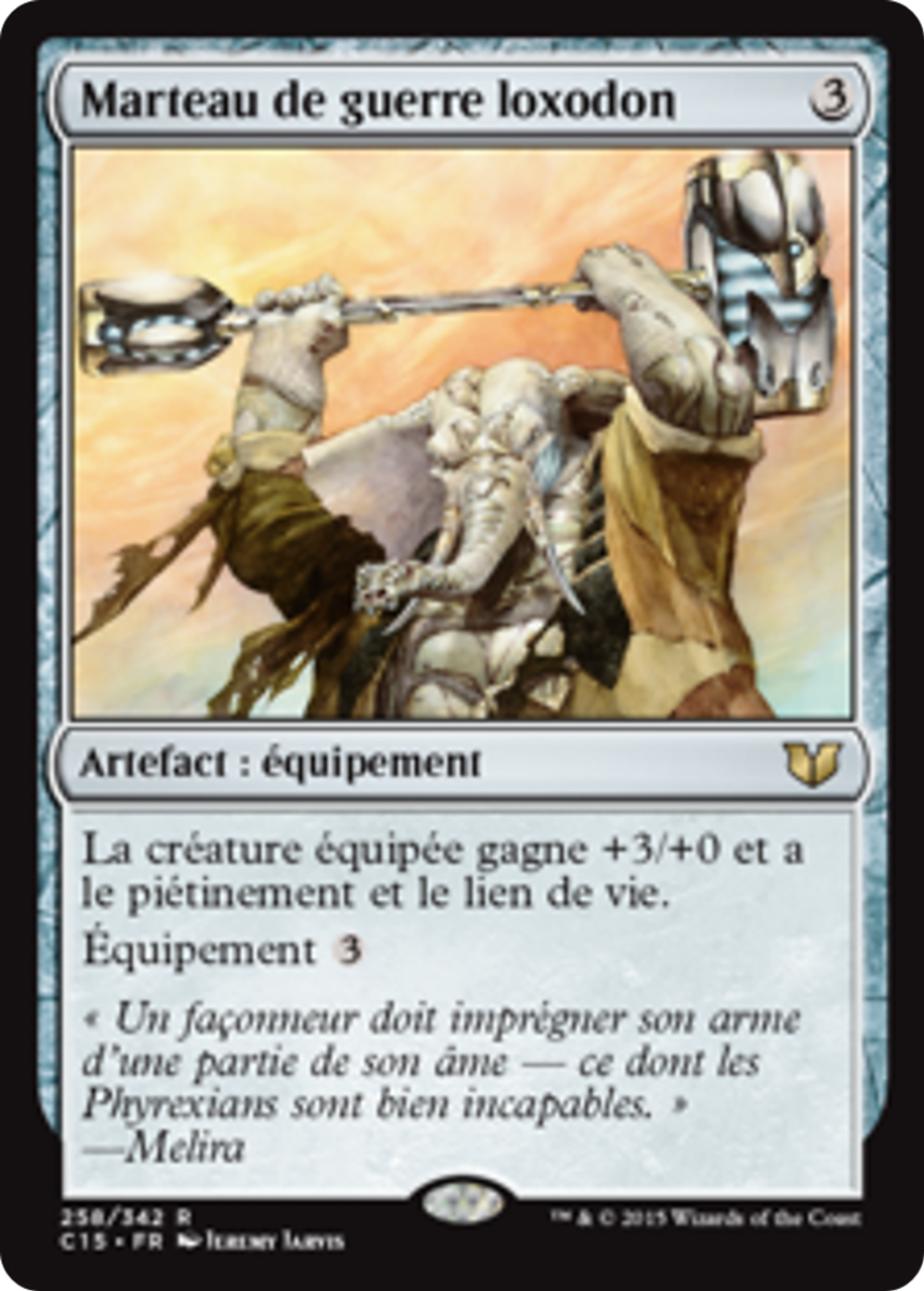 Marteau de guerre loxodon — Commander 2015 — Magic: The Gathering