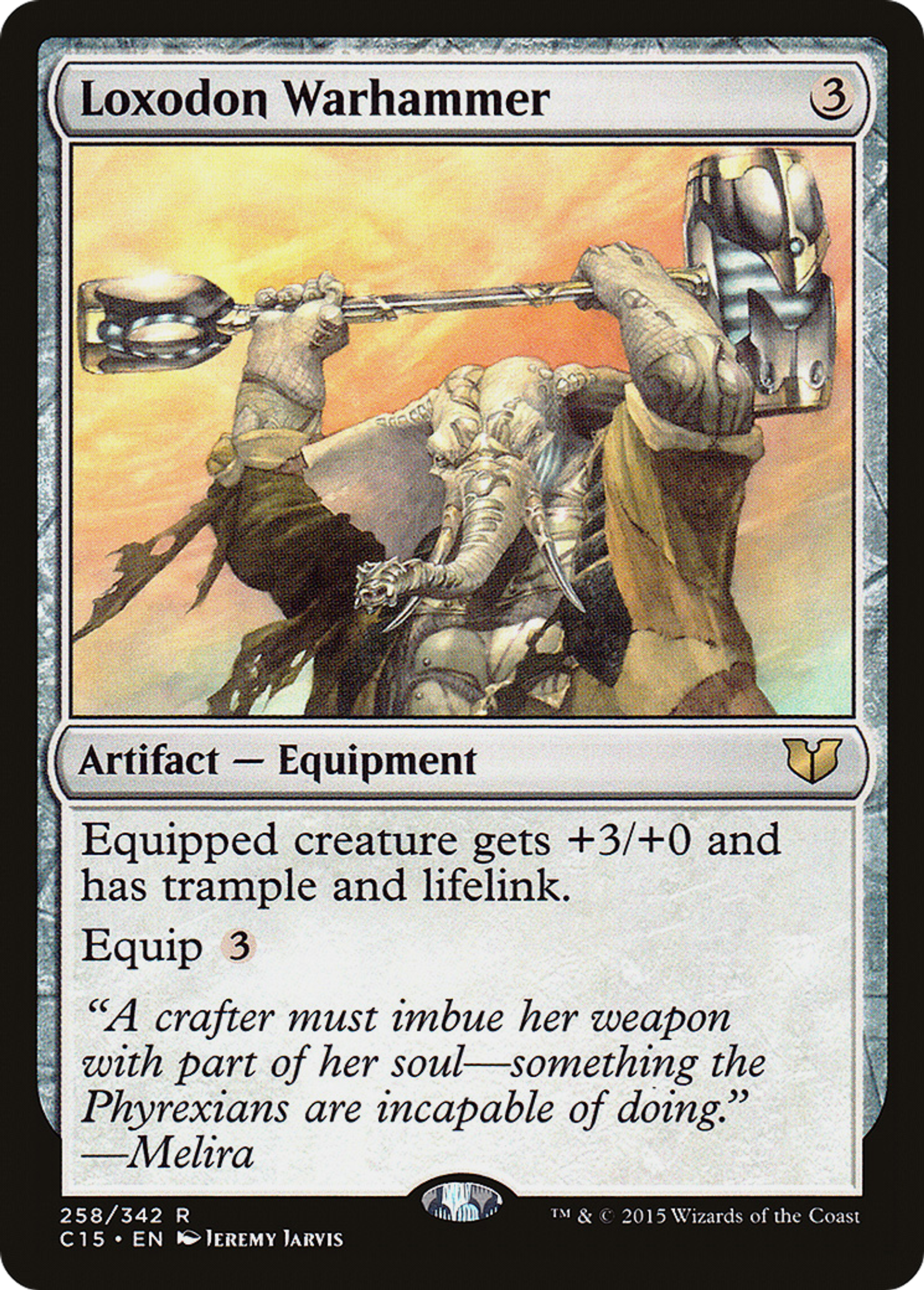 Loxodon Warhammer — Commander 2015 — Magic: The Gathering