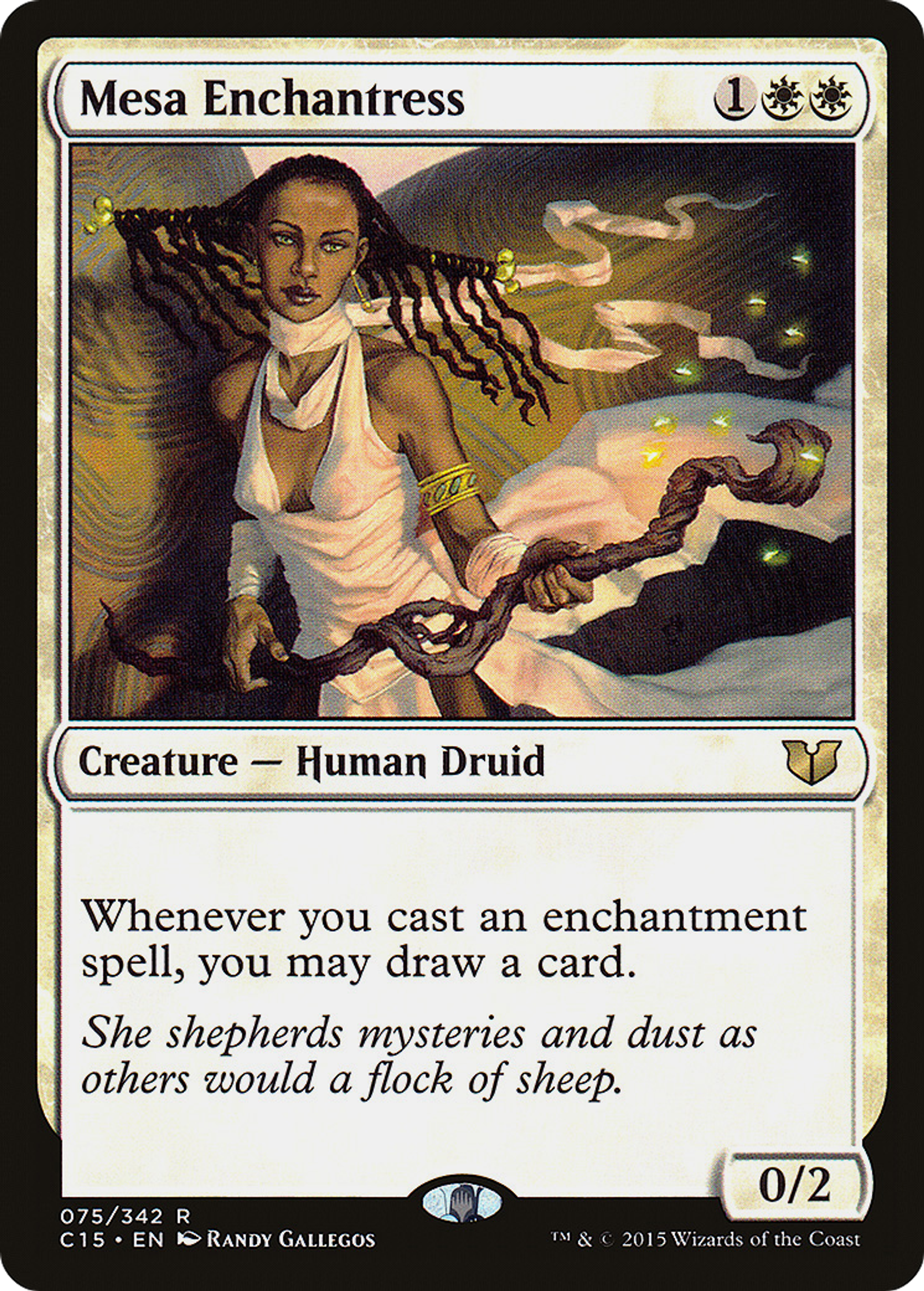 Mesa Enchantress — Commander 2015 — Magic: The Gathering