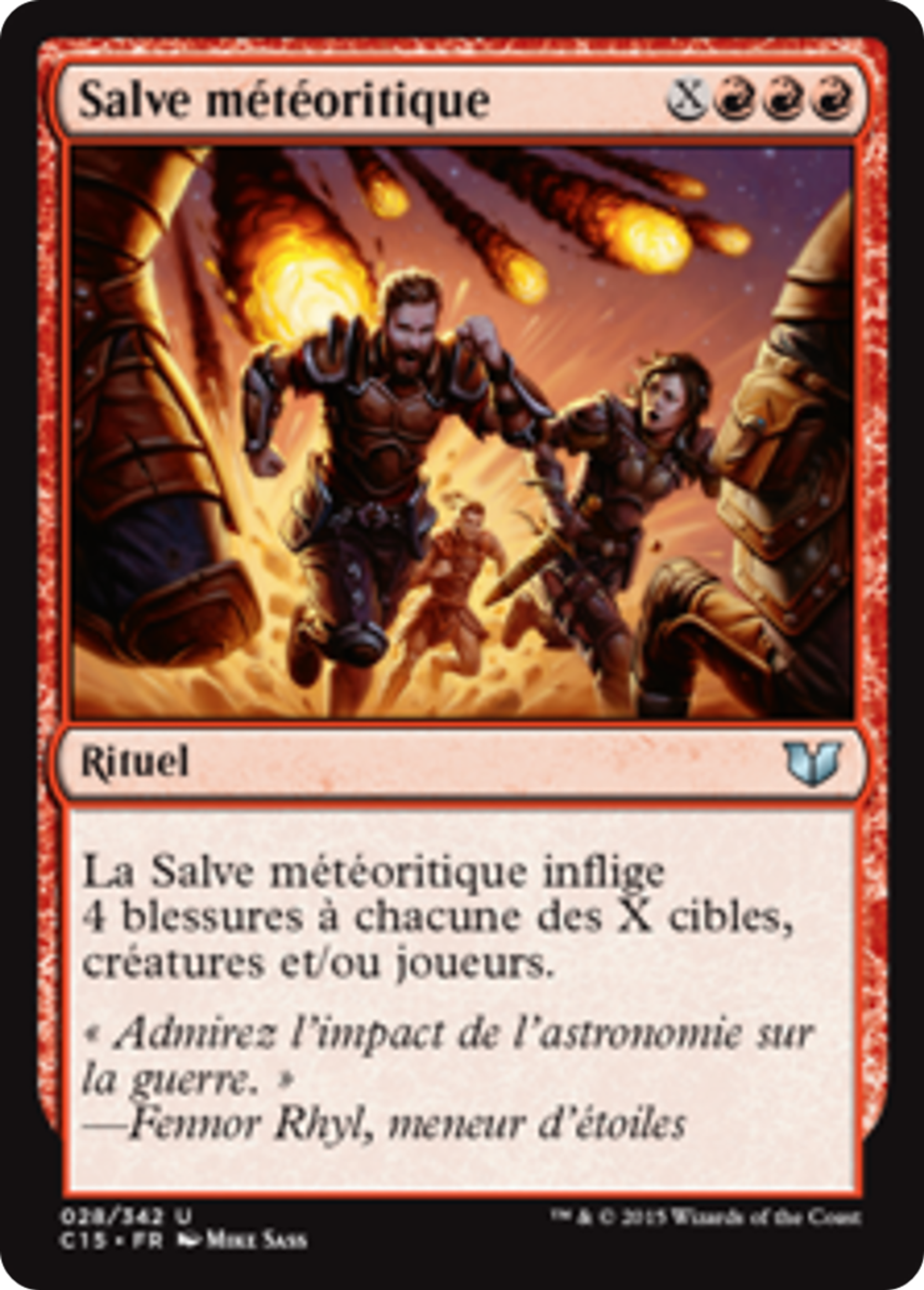 Salve météoritique — Commander 2015 — Magic: The Gathering