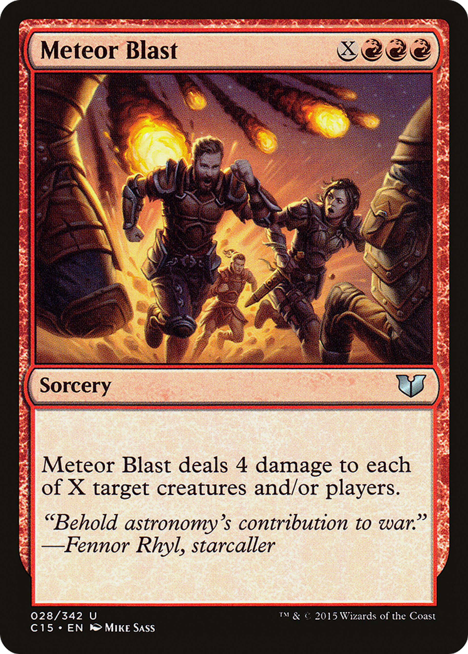 Meteor Blast — Commander 2015 — Magic: The Gathering