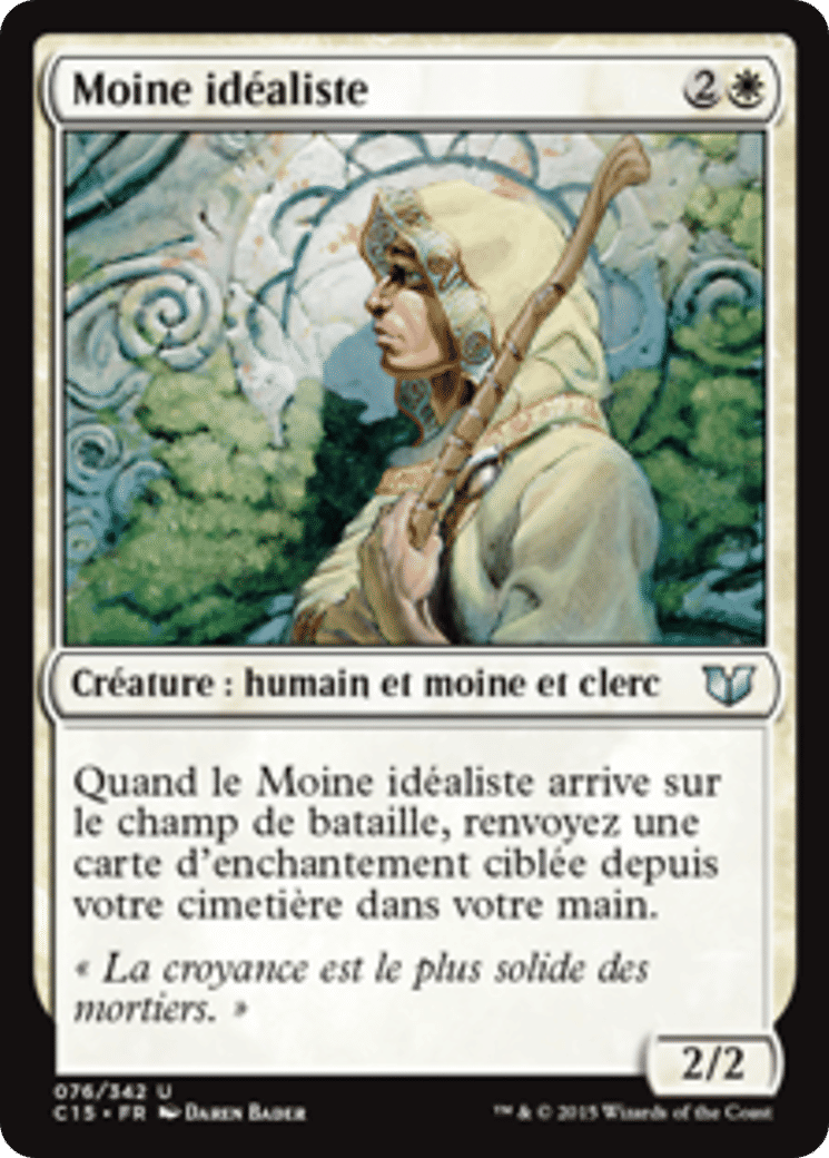 Moine idéaliste — Commander 2015 — Magic: The Gathering