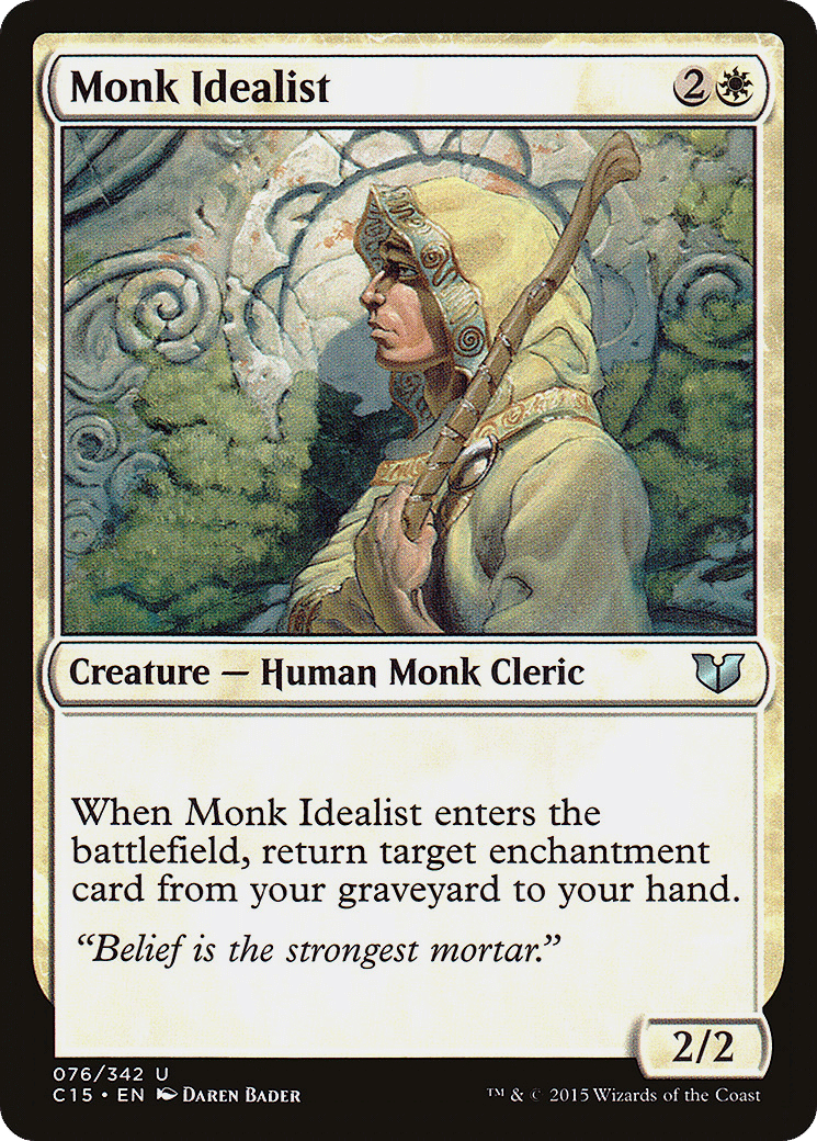 Monk Idealist — Commander 2015 — Magic: The Gathering