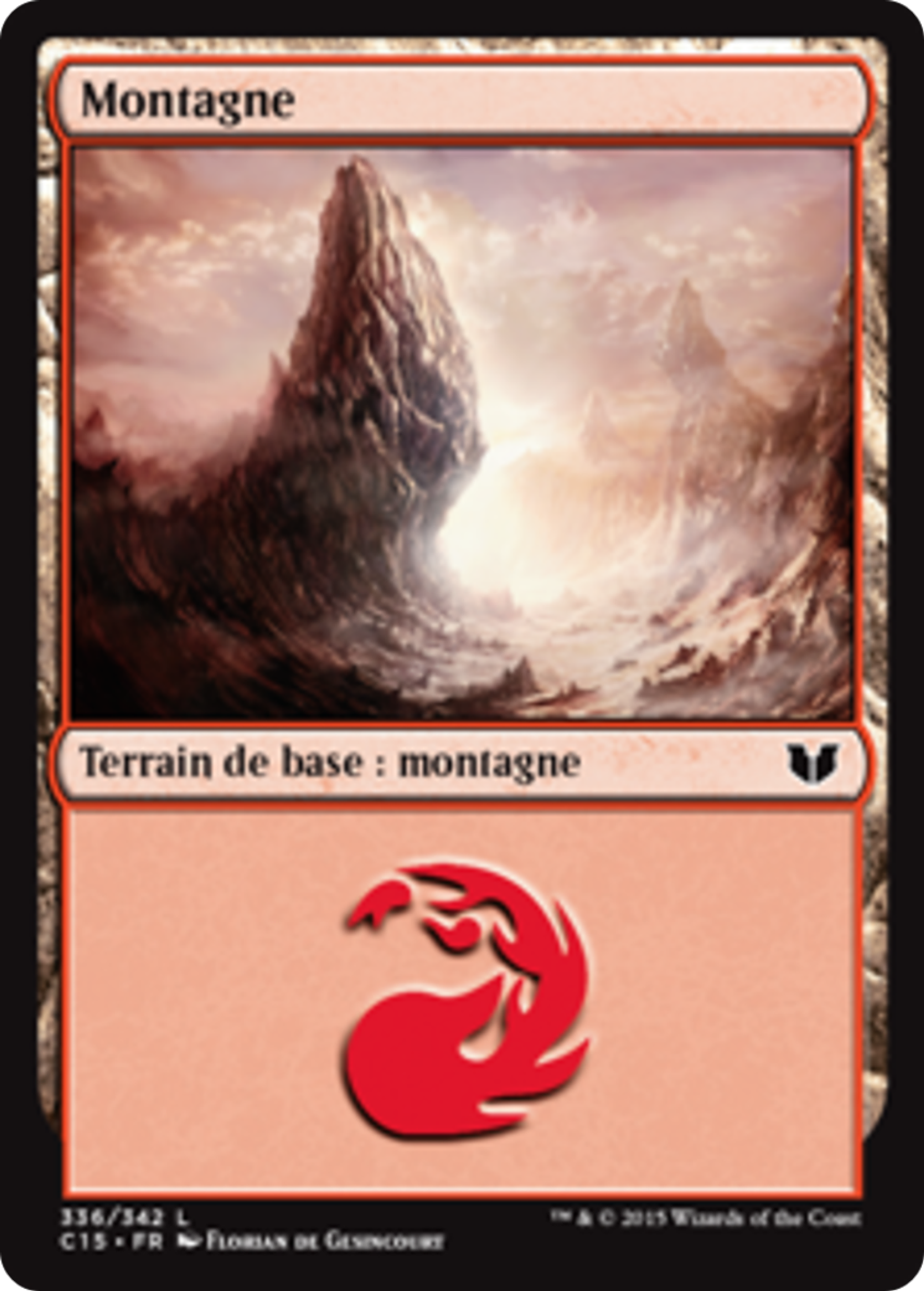 Montagne — Commander 2015 — Magic: The Gathering