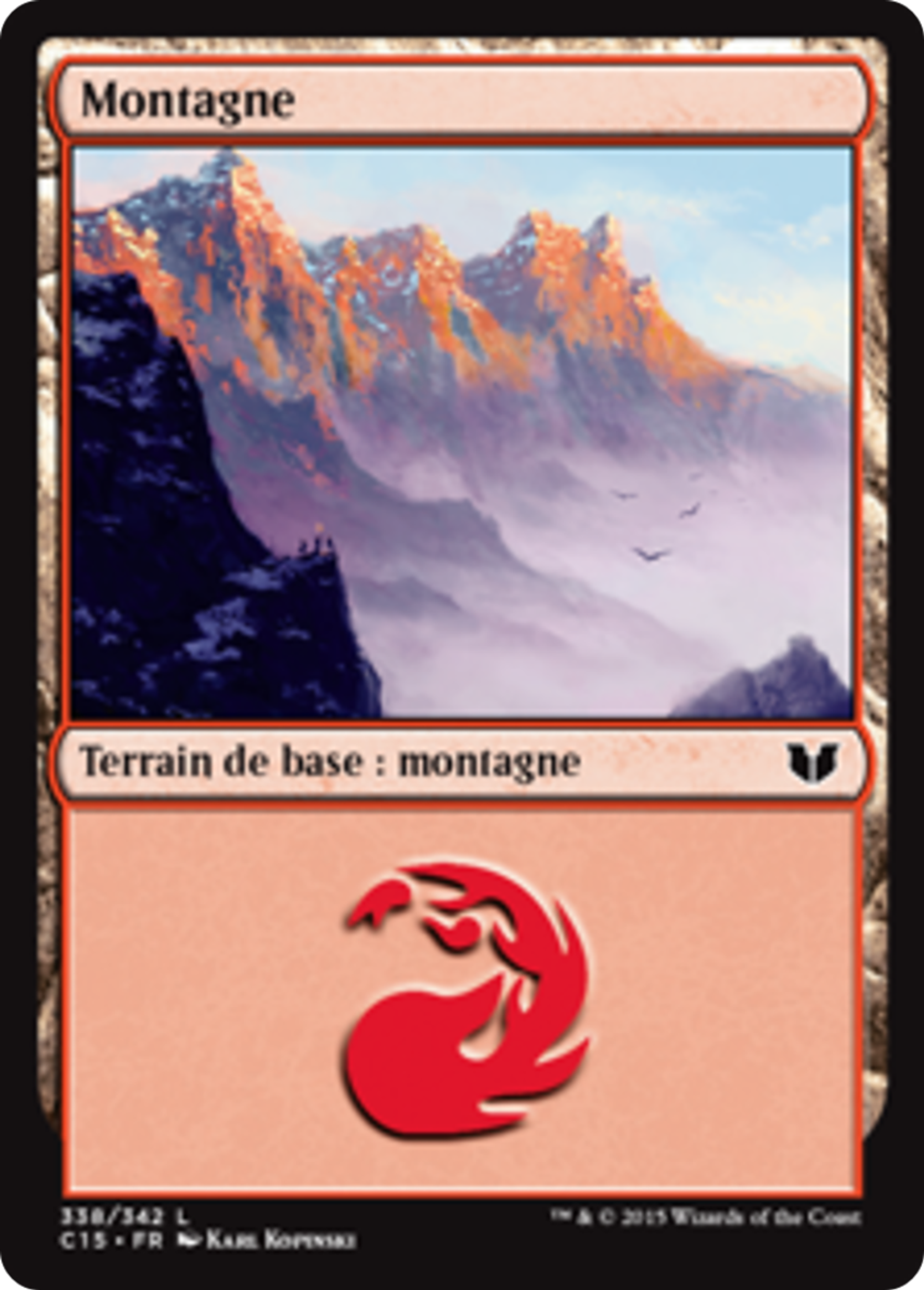 Montagne — Commander 2015 — Magic: The Gathering