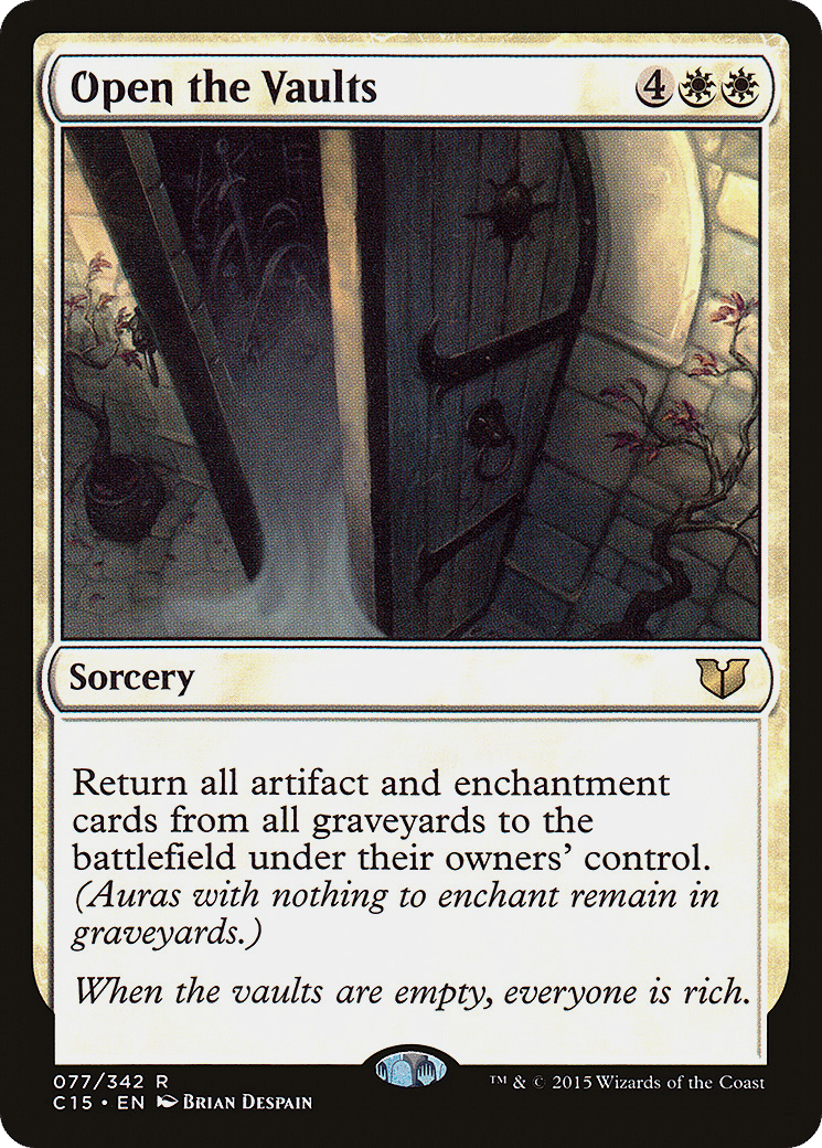 Open the Vaults — Commander 2015 — Magic: The Gathering