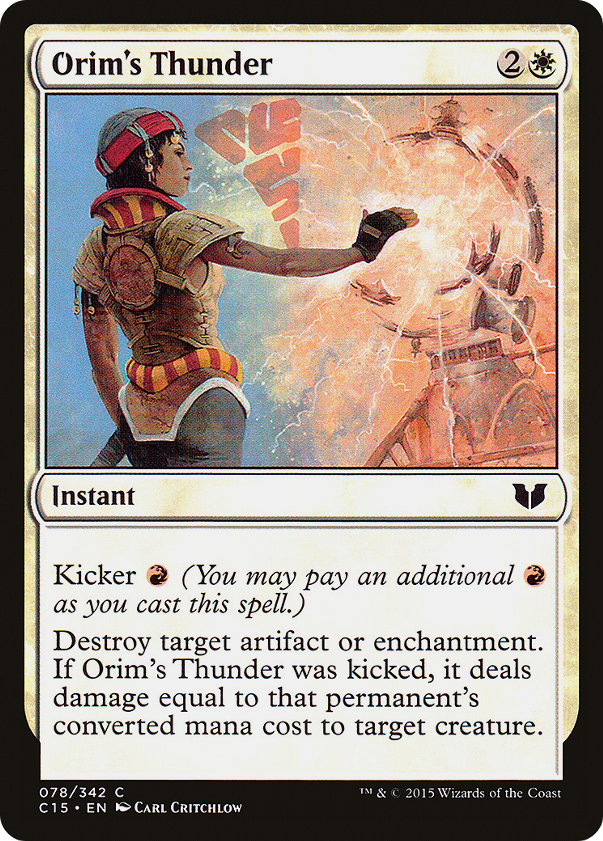 Orim's Thunder — Commander 2015 — Magic: The Gathering