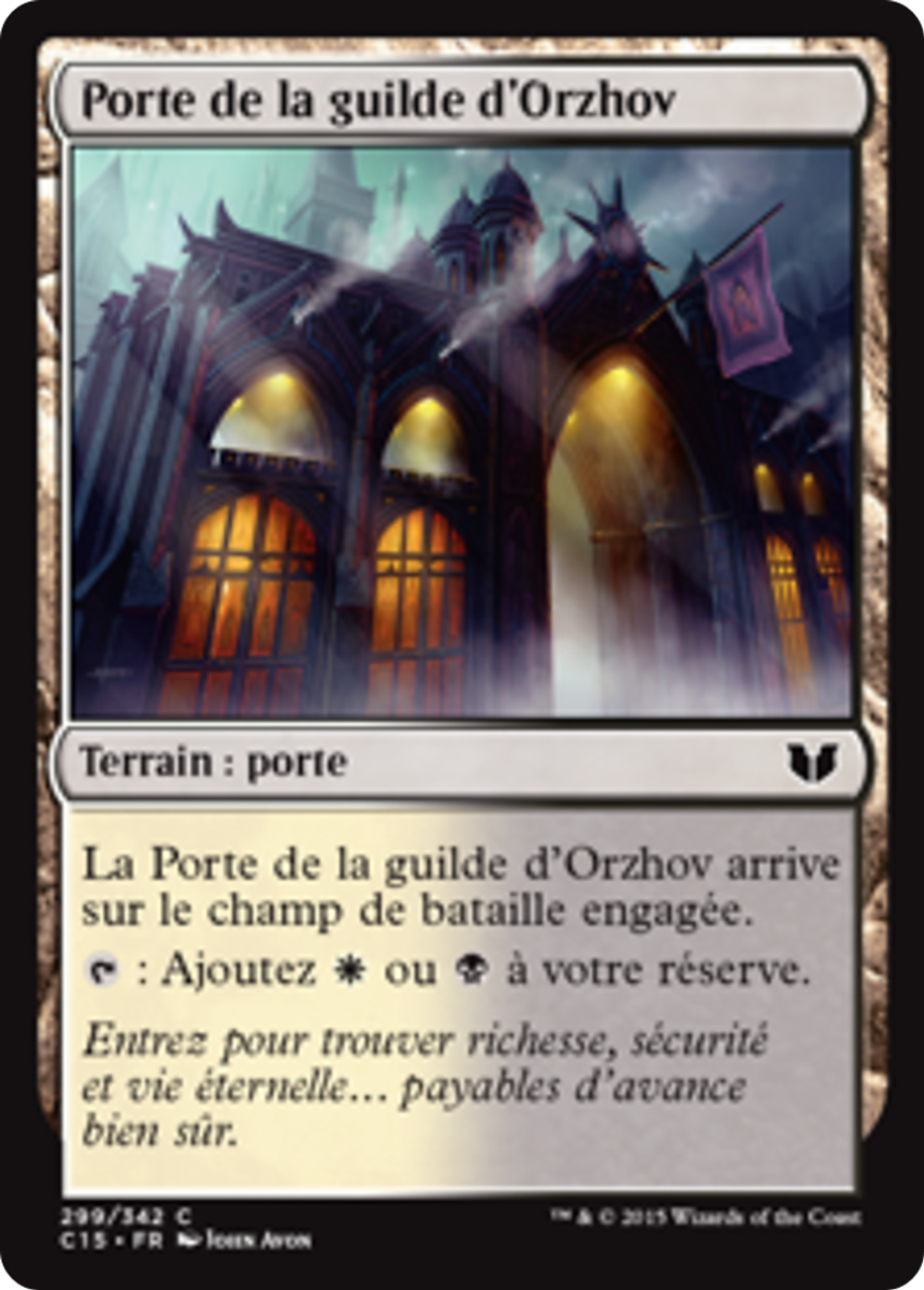 Porte de la guilde d'Orzhov — Commander 2015 — Magic: The Gathering