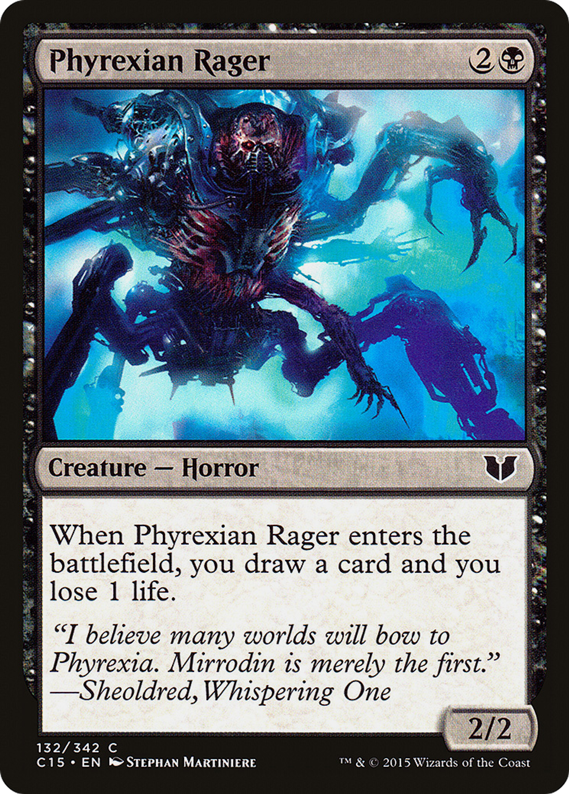 Phyrexian Rager — Commander 2015 — Magic: The Gathering