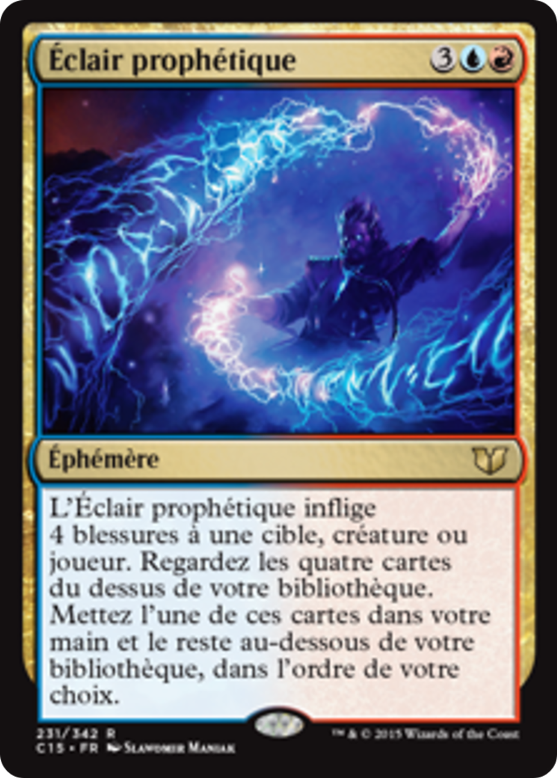 Éclair prophétique — Commander 2015 — Magic: The Gathering