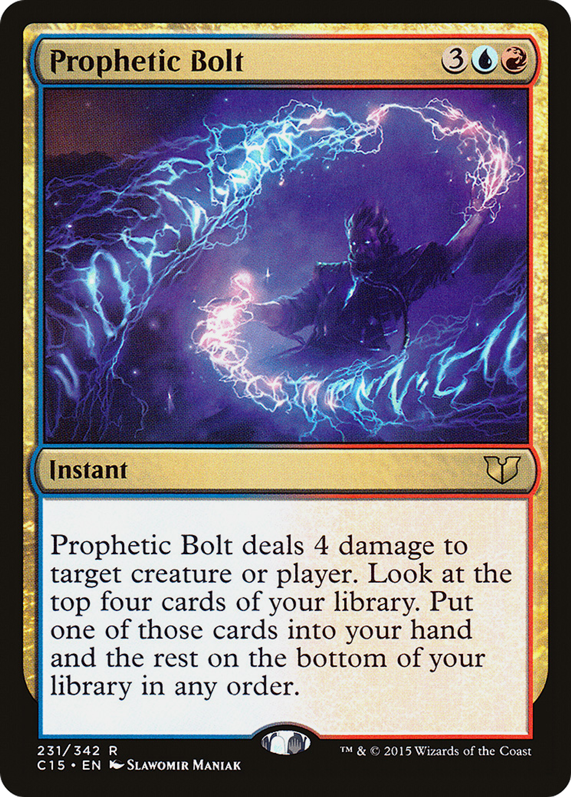 Prophetic Bolt — Commander 2015 — Magic: The Gathering
