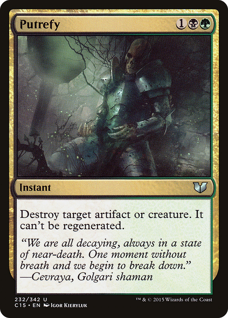Putrefy — Commander 2015 — Magic: The Gathering