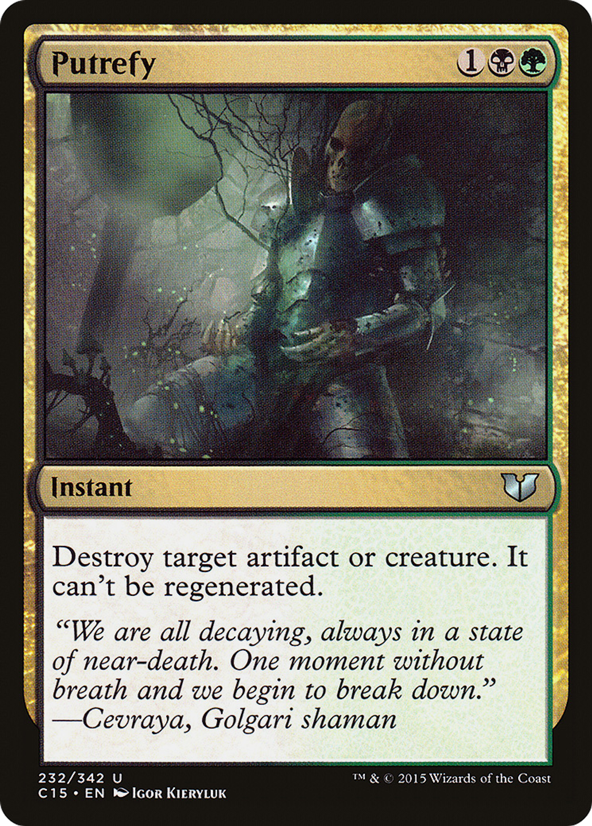 Putrefy — Commander 2015 — Magic: The Gathering