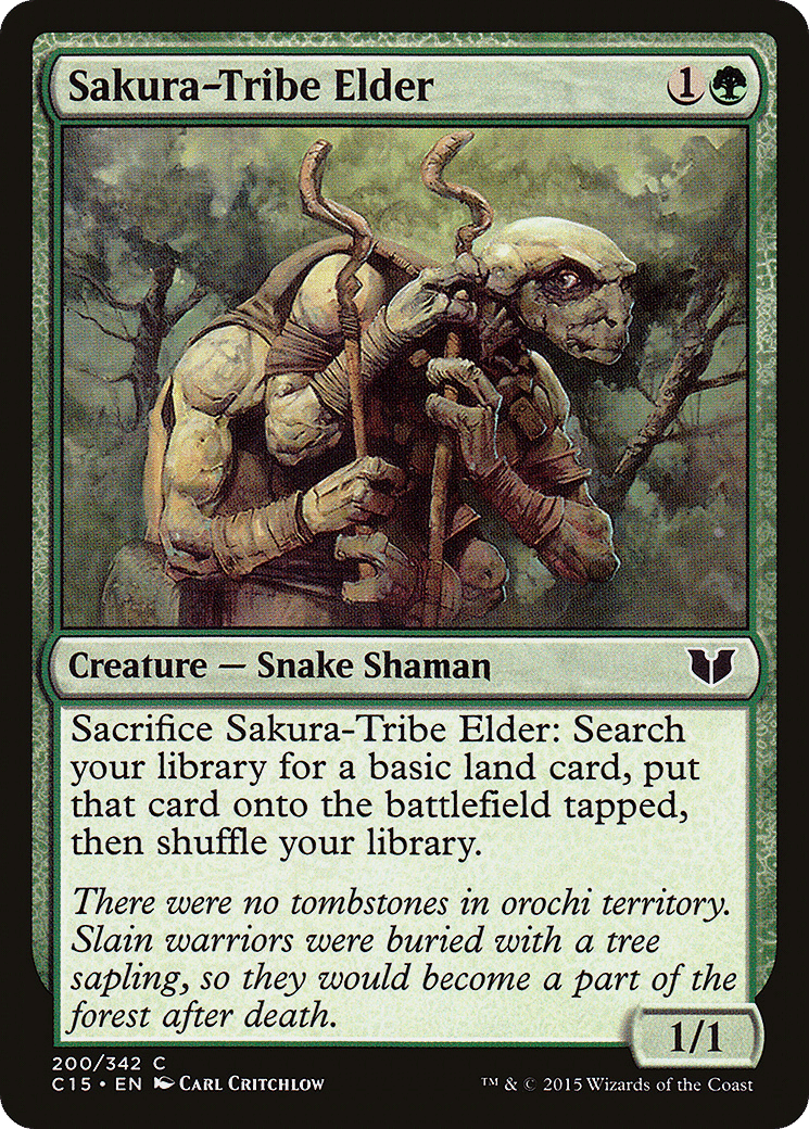 Sakura-Tribe Elder — Commander 2015 — Magic: The Gathering