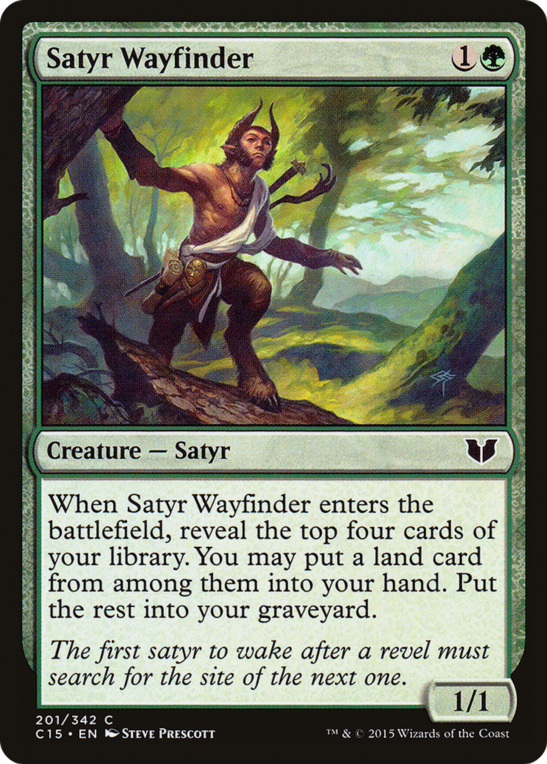 Satyr Wayfinder — Commander 2015 — Magic: The Gathering