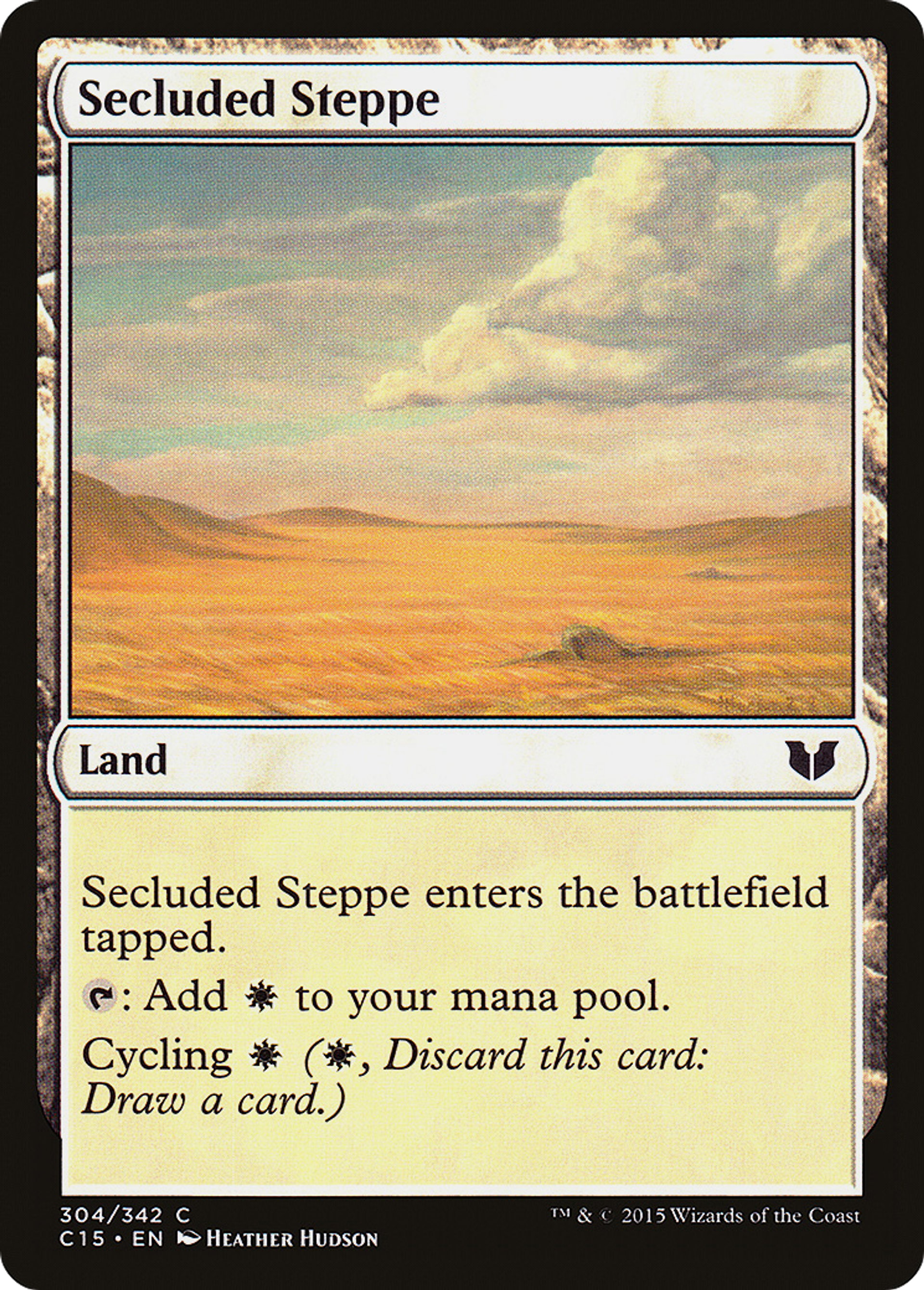 Secluded Steppe — Commander 2015 — Magic: The Gathering