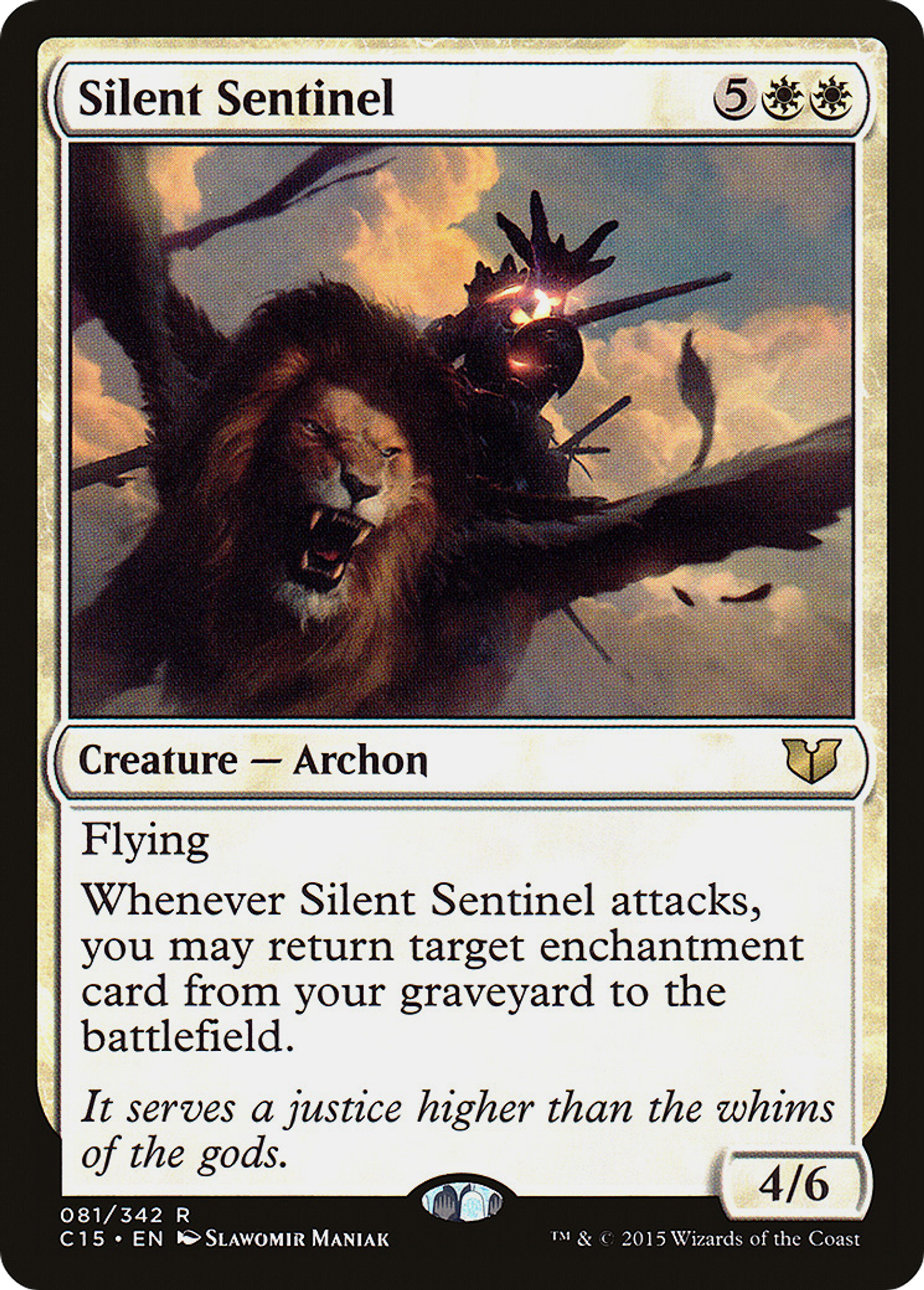 Silent Sentinel — Commander 2015 — Magic: The Gathering