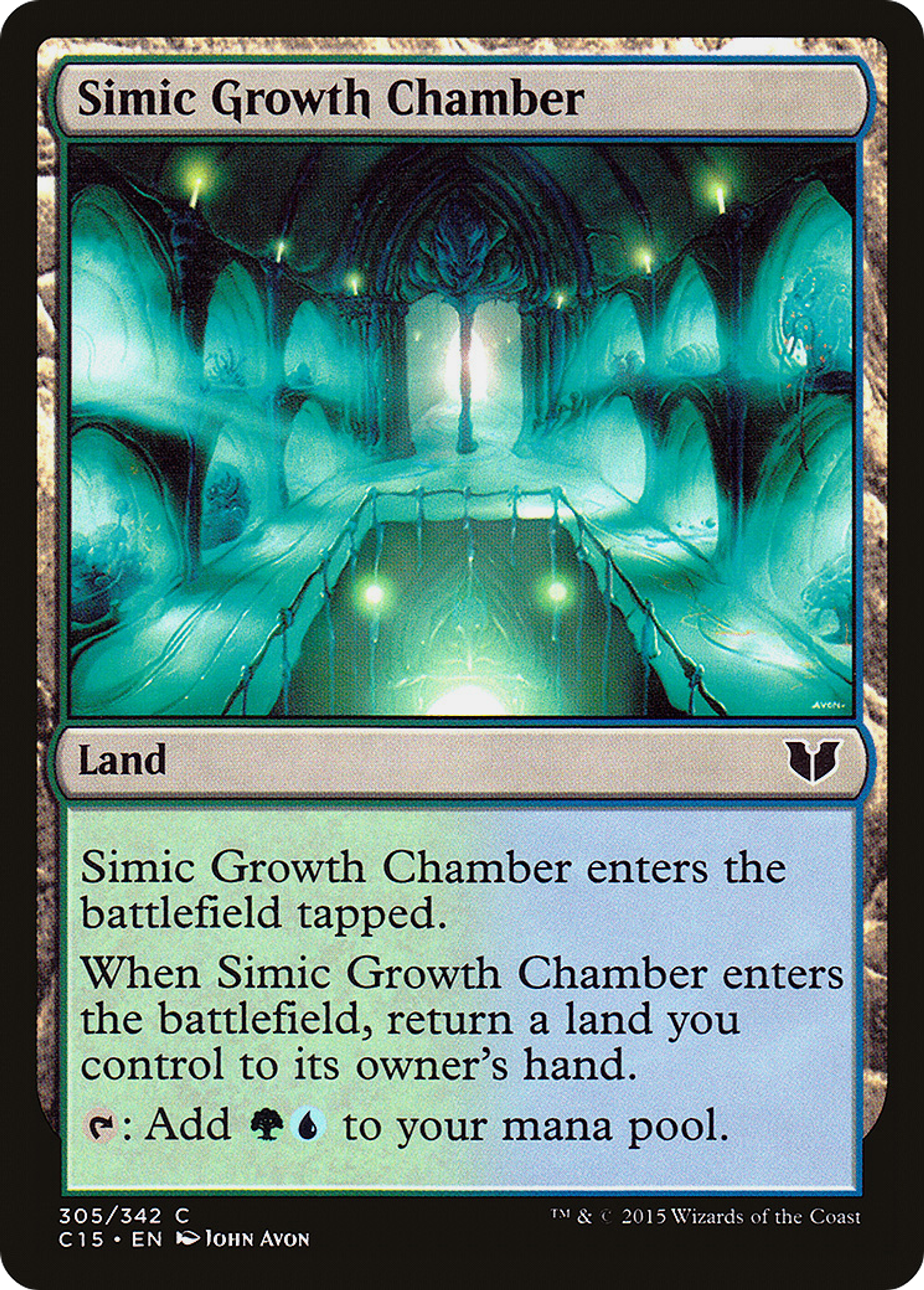Simic Growth Chamber — Commander 2015 — Magic: The Gathering