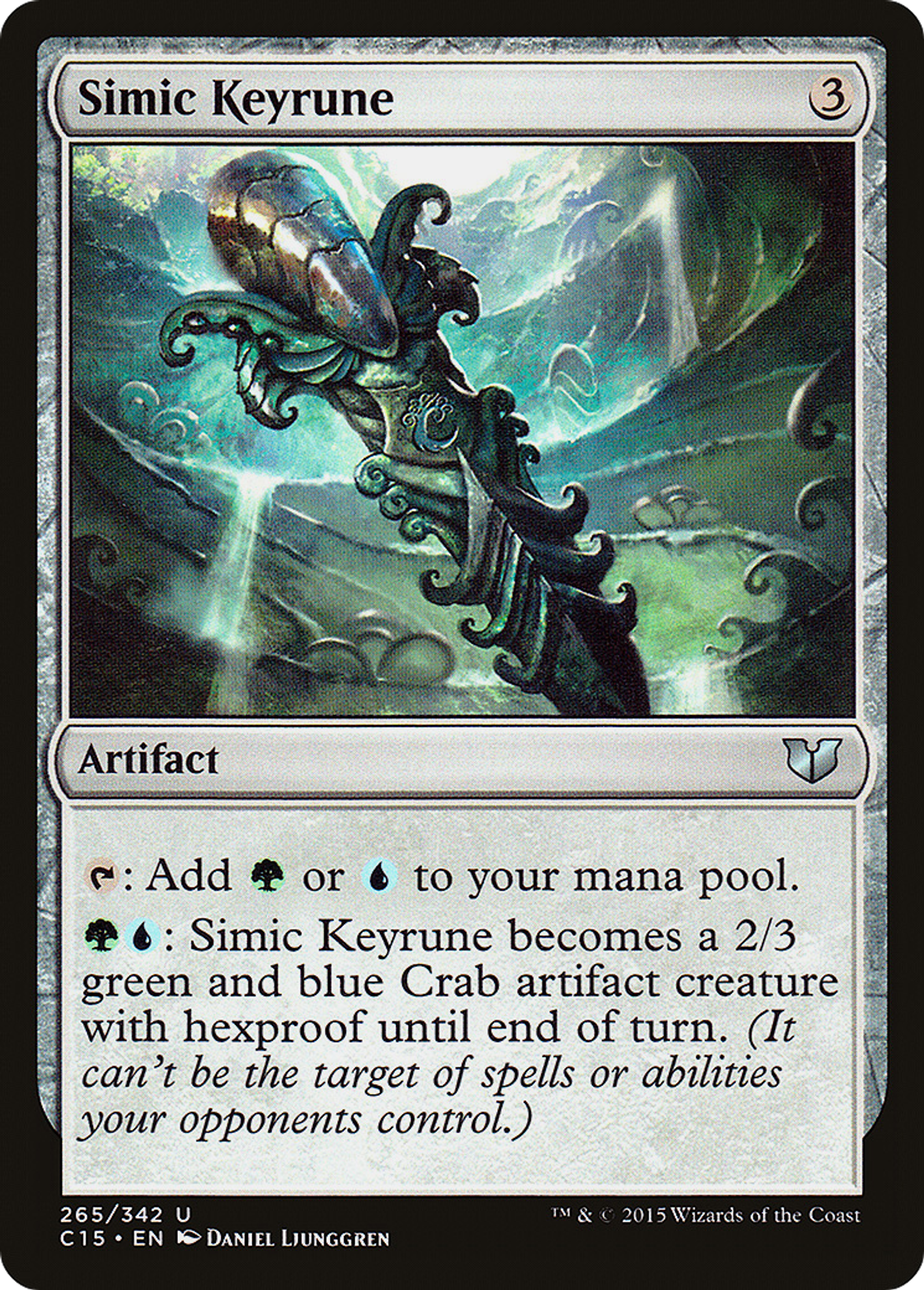 Simic Keyrune — Commander 2015 — Magic: The Gathering