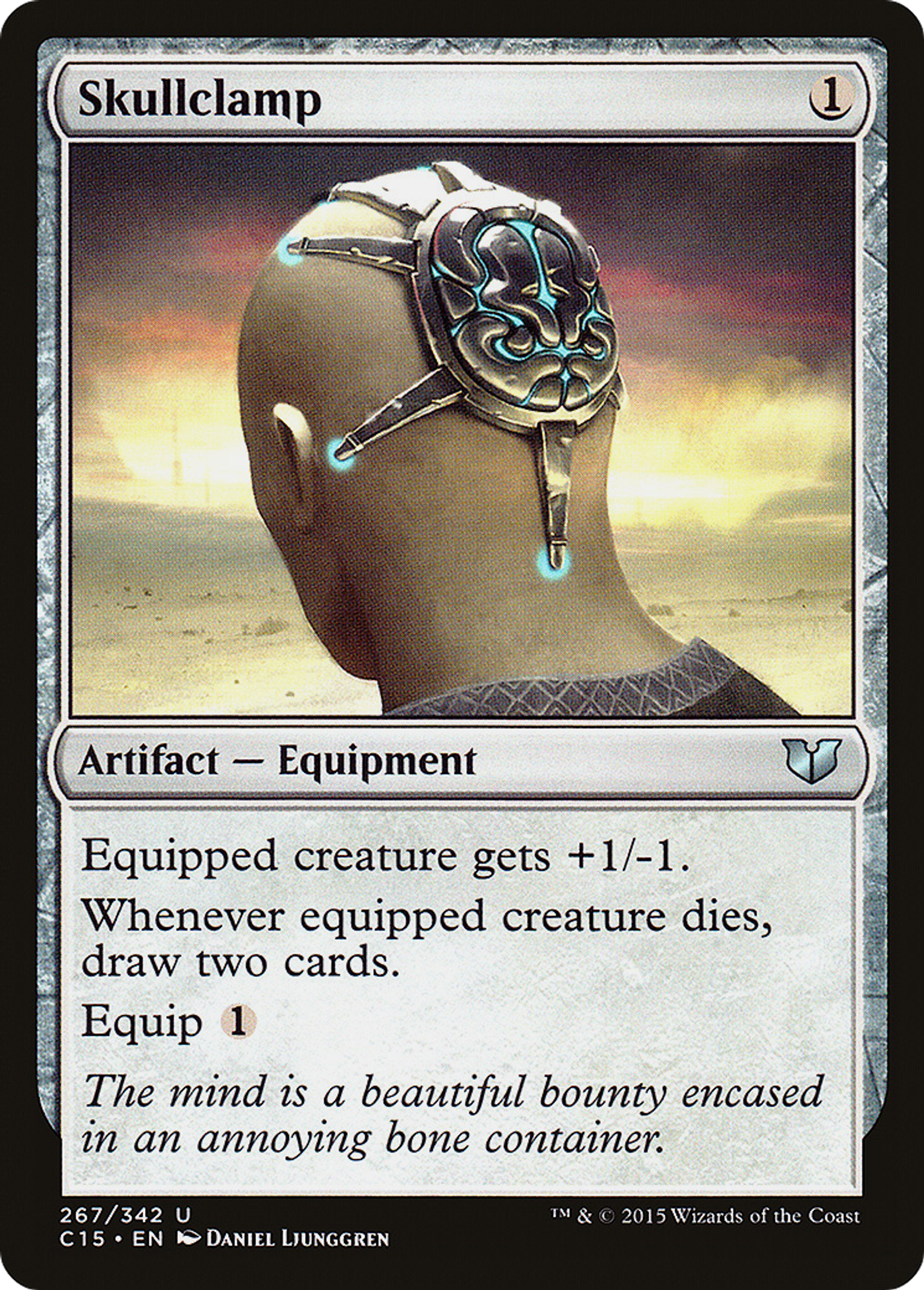 Skullclamp — Commander 2015 — Magic: The Gathering