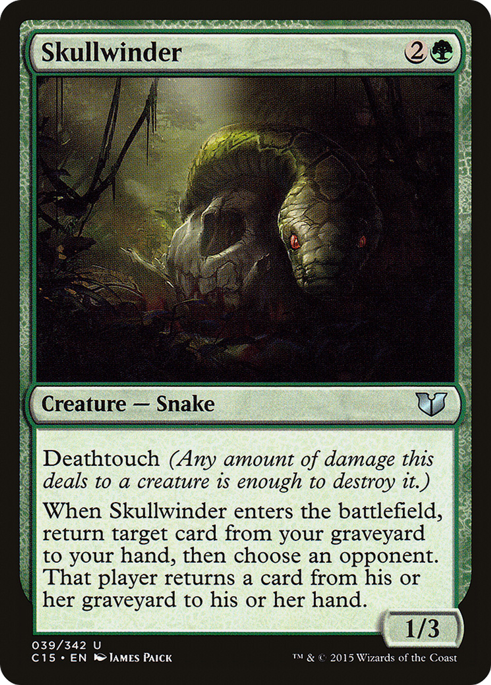 Skullwinder — Commander 2015 — Magic: The Gathering