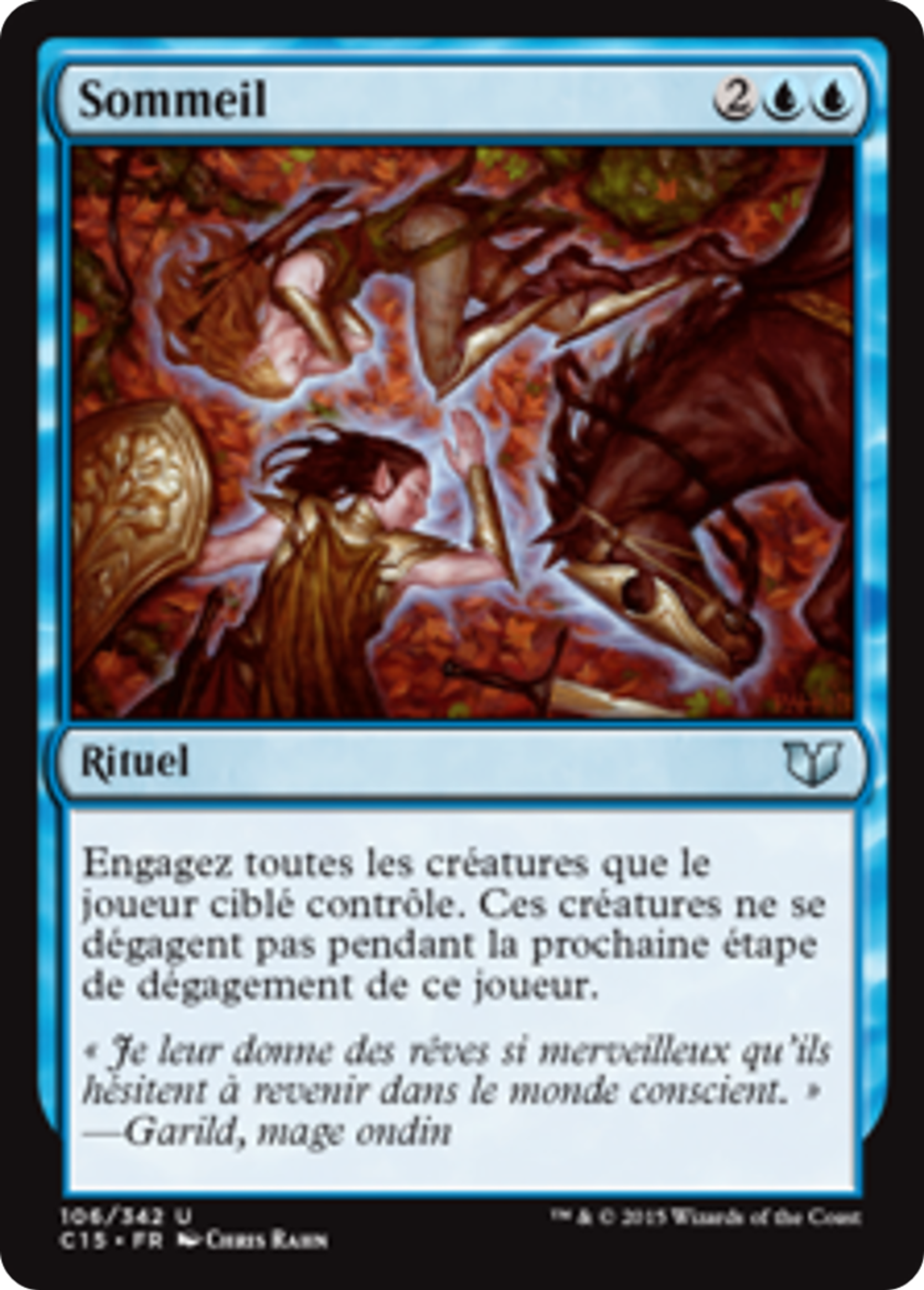 Sommeil — Commander 2015 — Magic: The Gathering