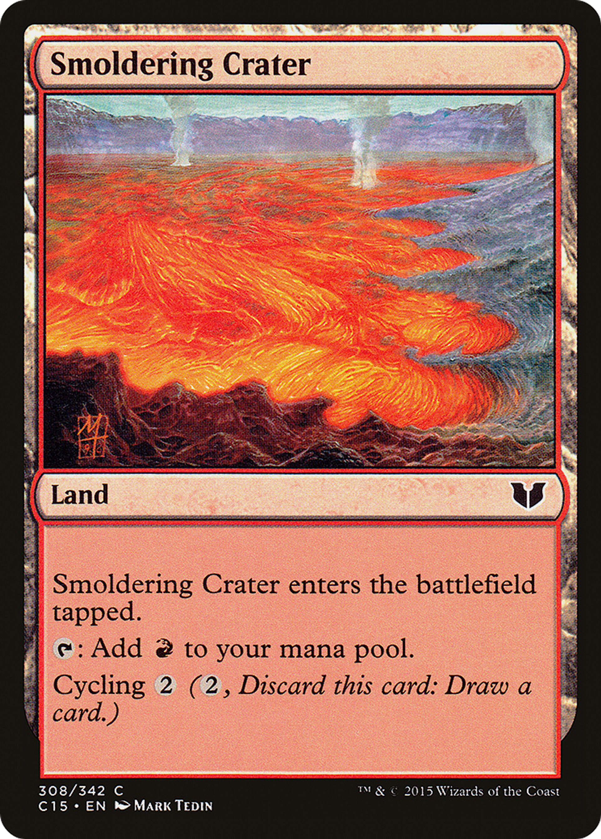 Smoldering Crater — Commander 2015 — Magic: The Gathering