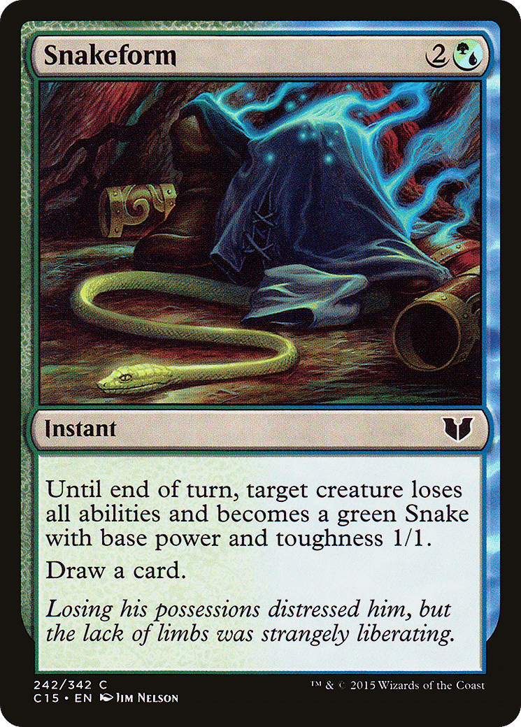 Snakeform — Commander 2015 — Magic: The Gathering