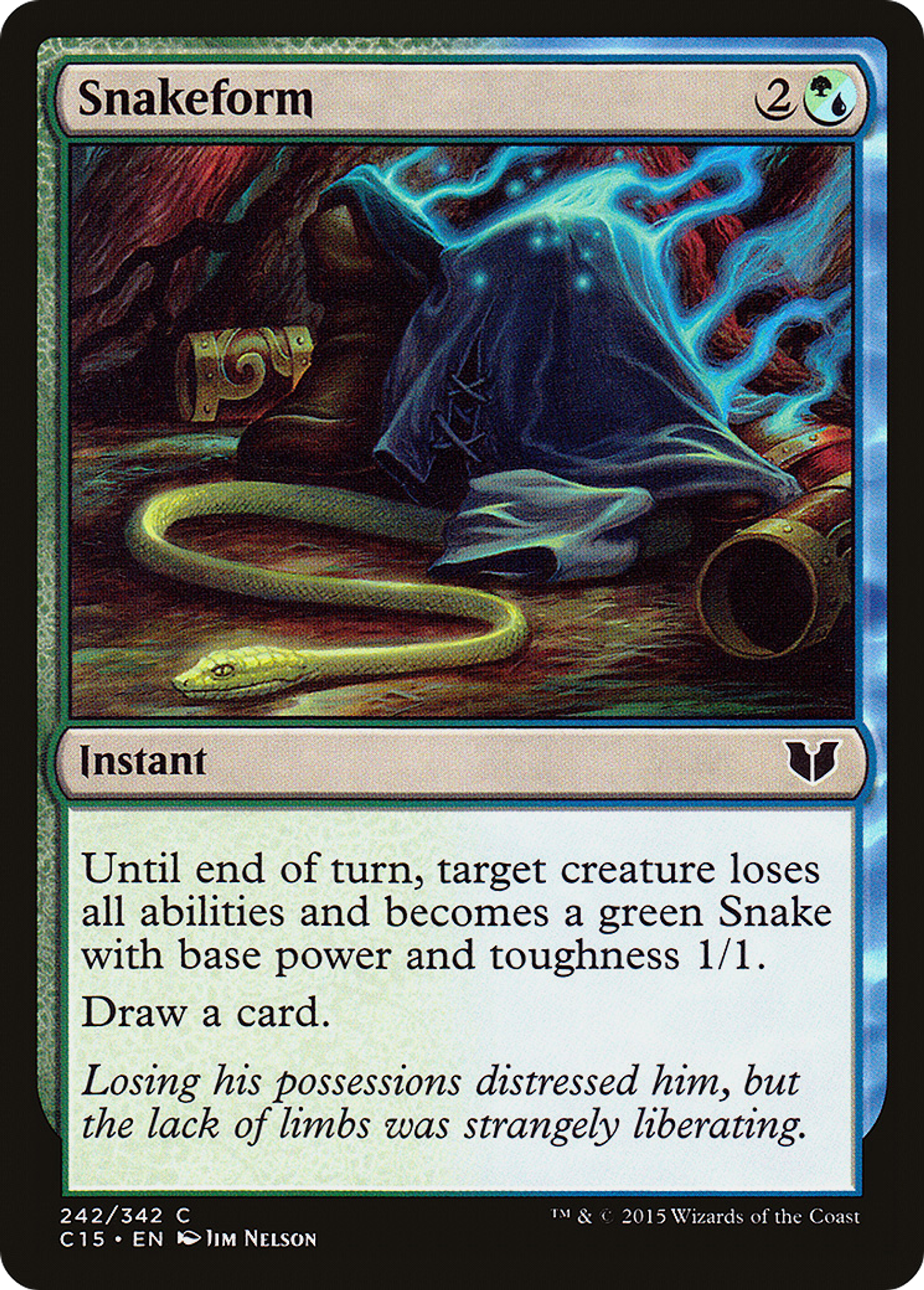 Snakeform — Commander 2015 — Magic: The Gathering