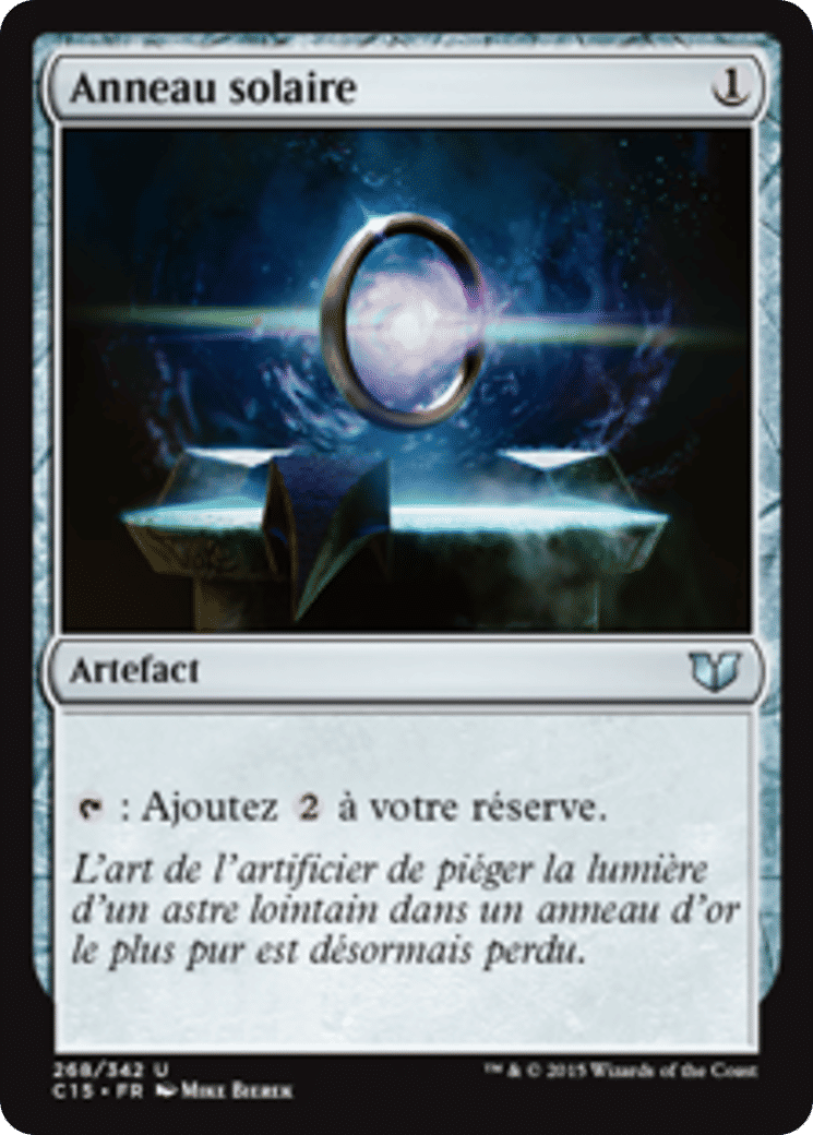 Anneau solaire — Commander 2015 — Magic: The Gathering