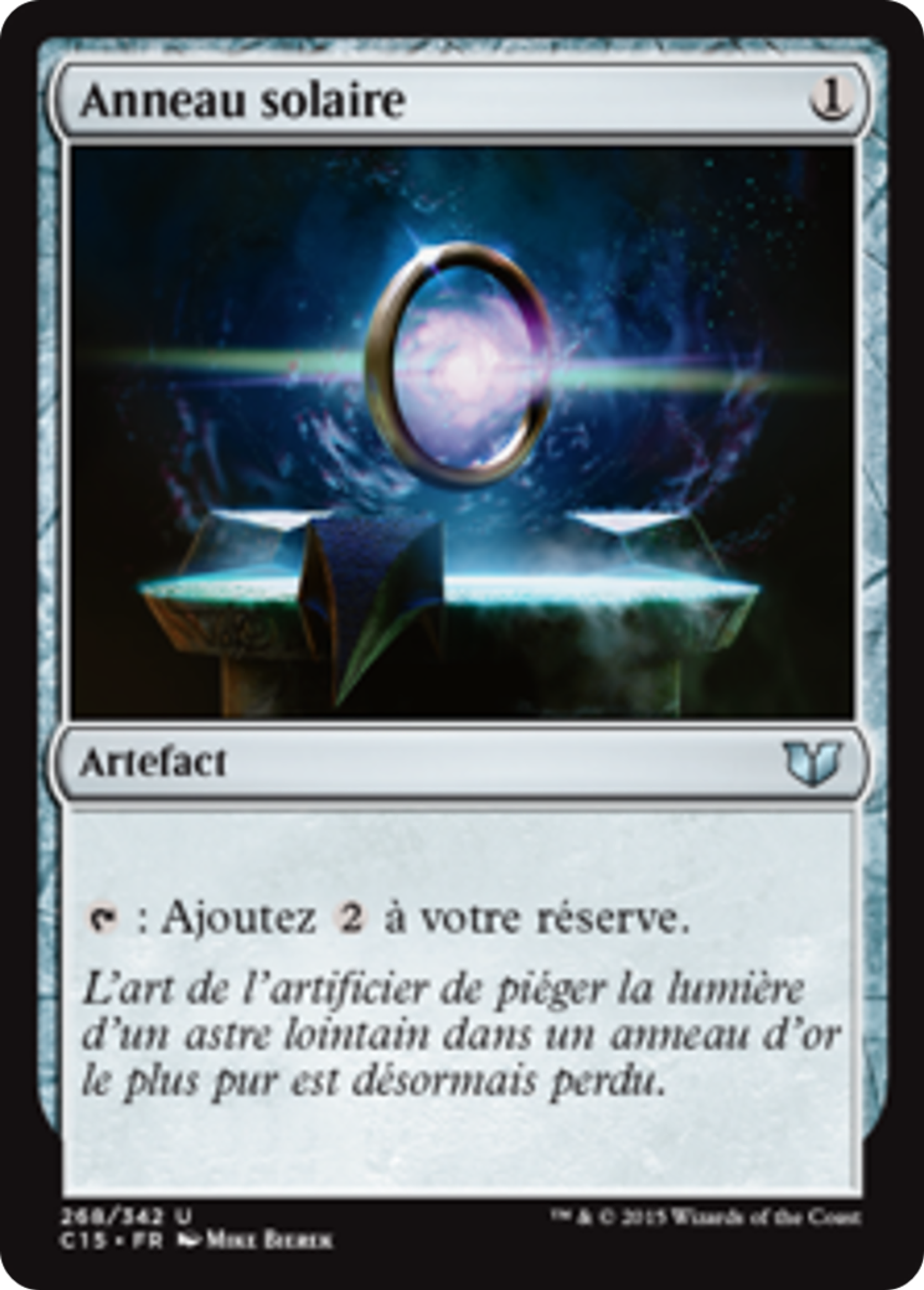 Anneau solaire — Commander 2015 — Magic: The Gathering