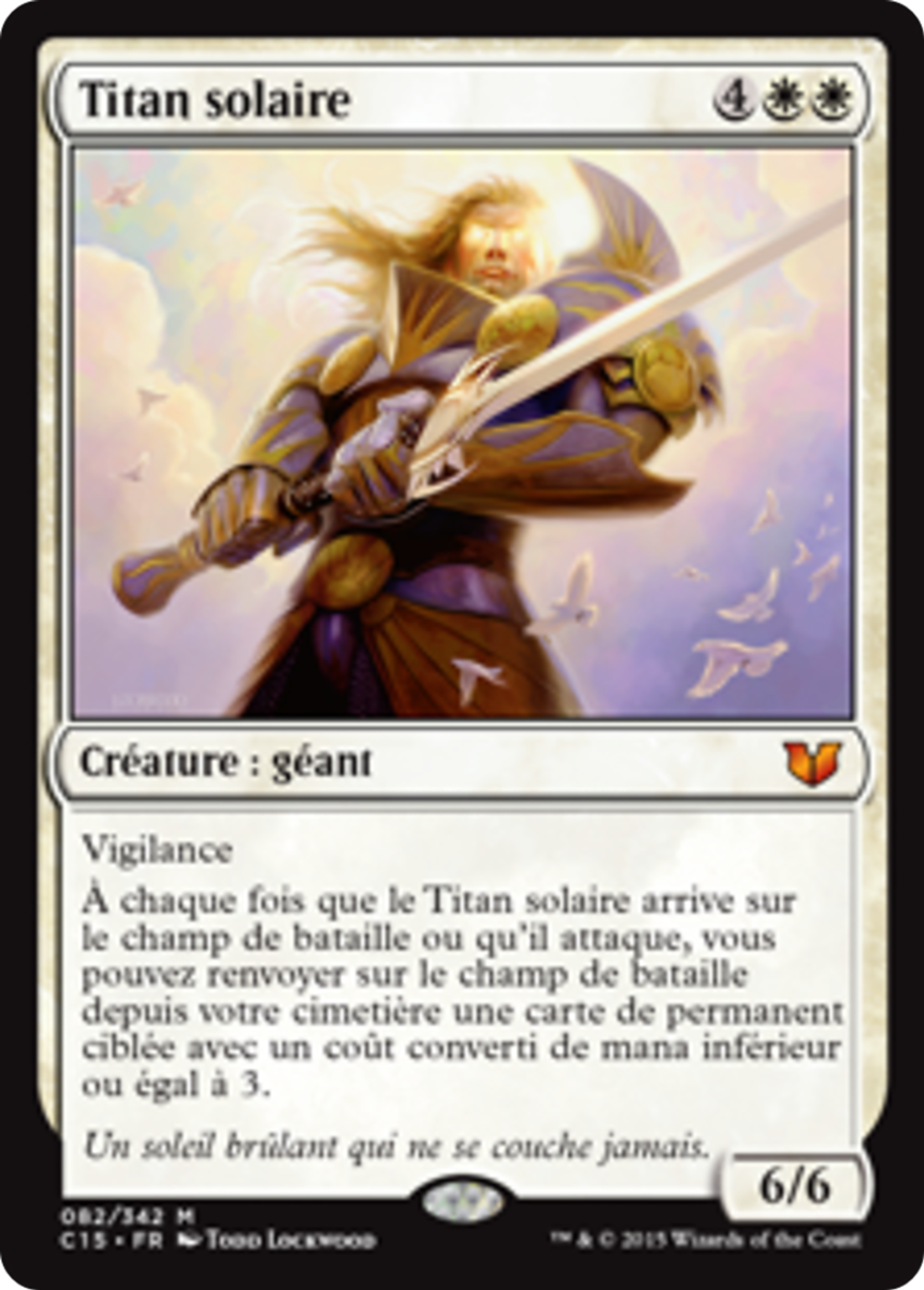 Titan solaire — Commander 2015 — Magic: The Gathering